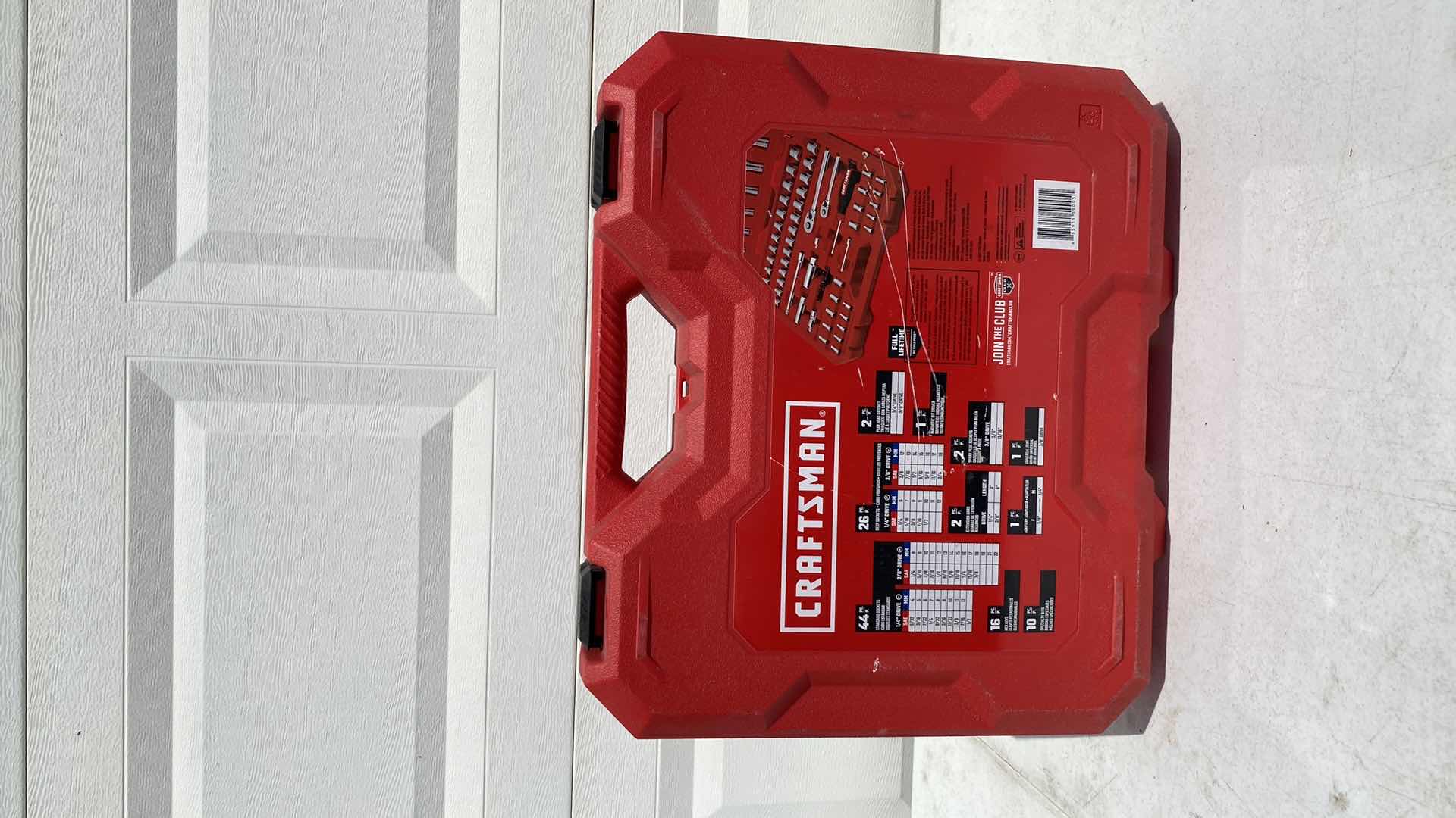 Photo 1 of CRAFTSMAN 105 PC. SAE/METRIC MECHANICS TOOL SET 1/4" & 3/8" DRIVE BRAND NEW