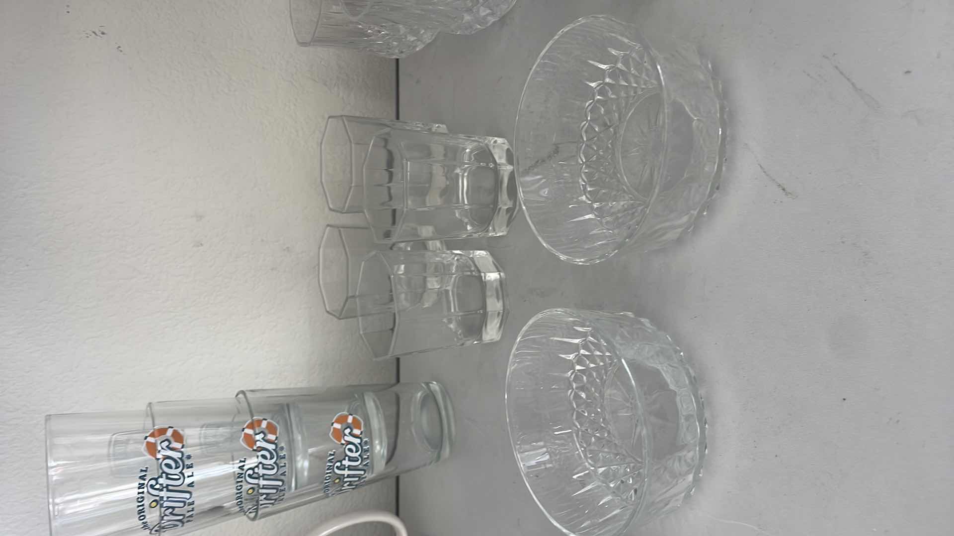 Photo 1 of CRYSTAL, PINT GLASSES SHOT GLASS