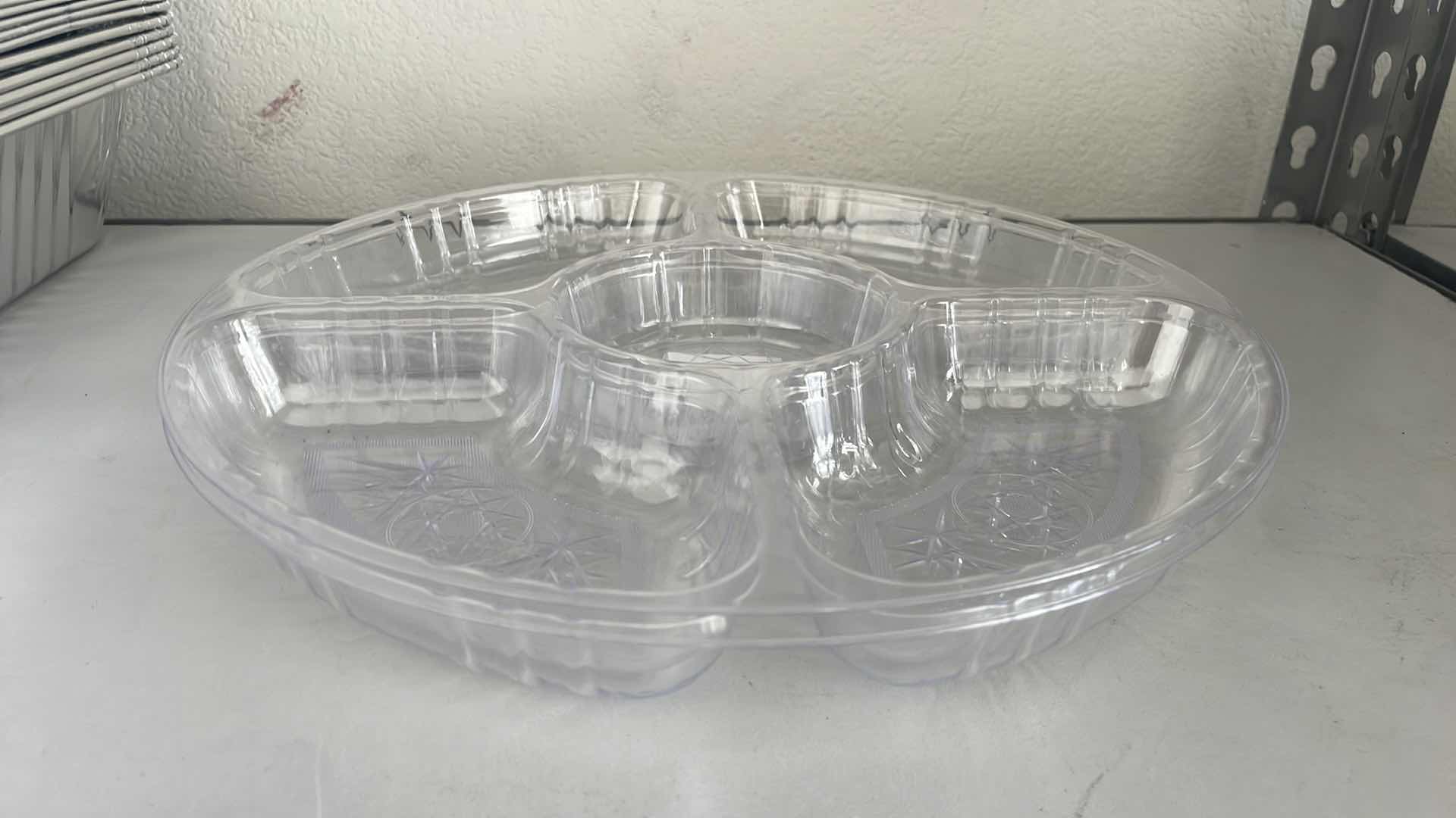 Photo 1 of CHAFING FUEL, ALUMINUM PANS, RELISH TRAYS, CHAFING RACKS(6)