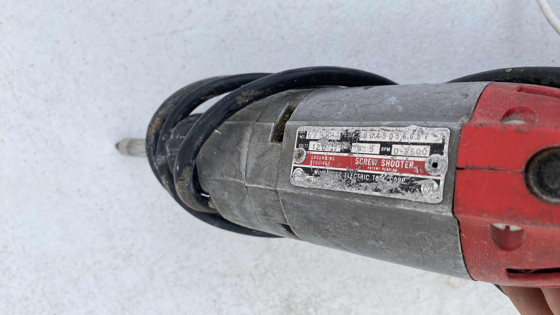 Photo 1 of MILWAUKEE SCREW SHOOTER CORDED
