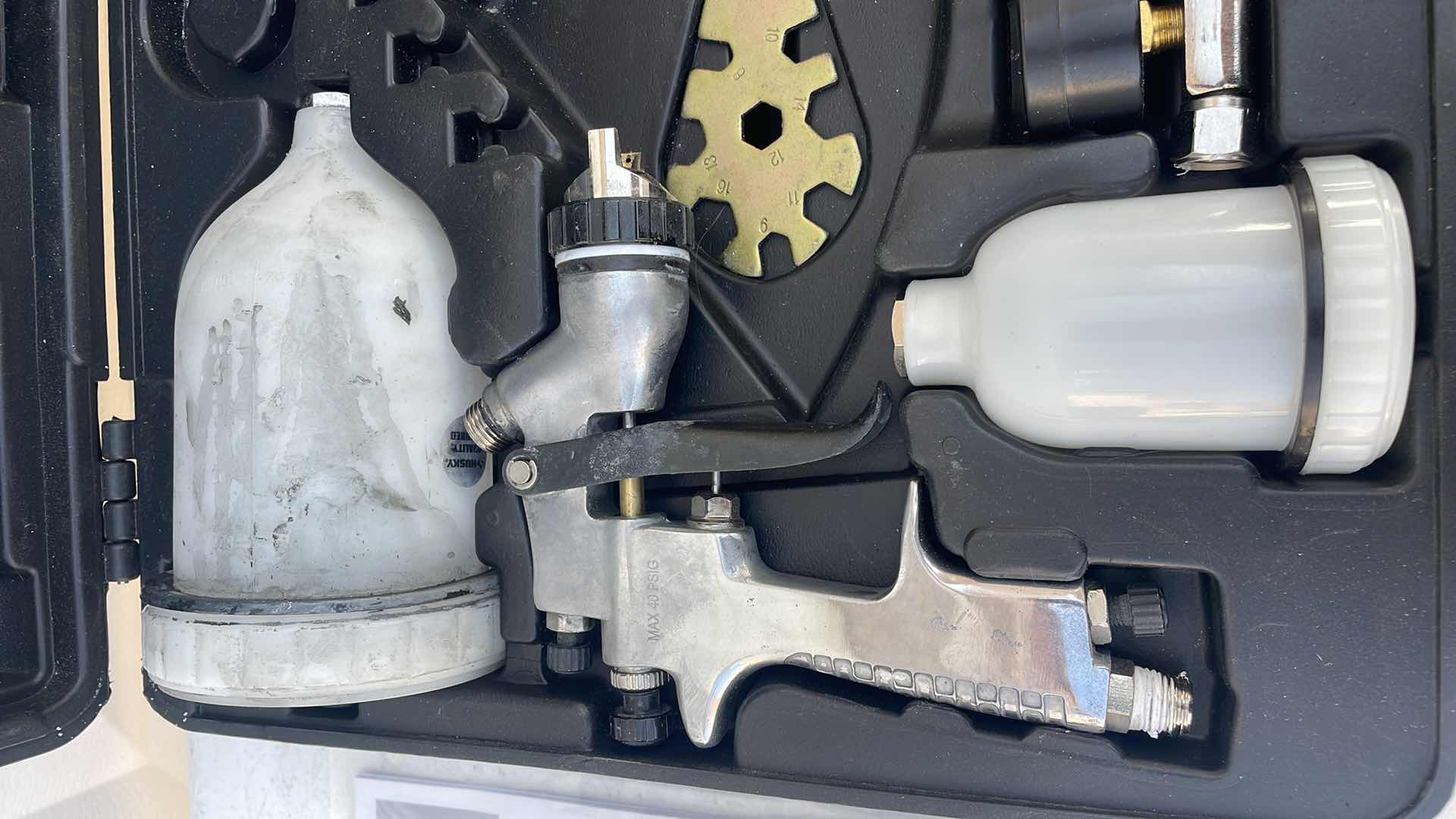 Photo 1 of HUSKY GRAVITY FEED HVLP SPRAY GUN