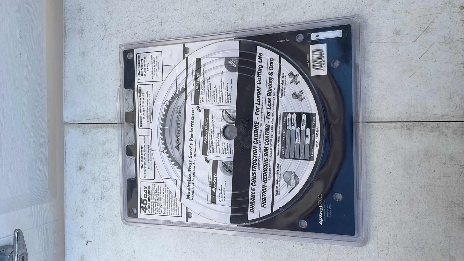 Photo 1 of AVANTI PRO 12” FINE FINISH 80 TEETH BLADES