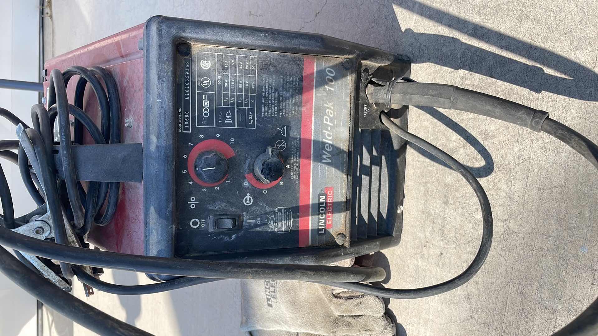 Photo 1 of LINCOLN ELECTRIC WELD PAC 100