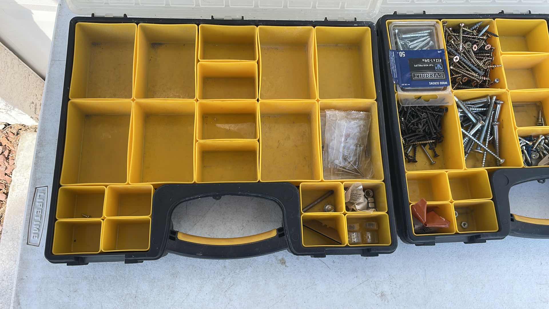 Photo 1 of 2-20 BIN PORTABLE PARTS STORAGE CASES WITH CONTENTS