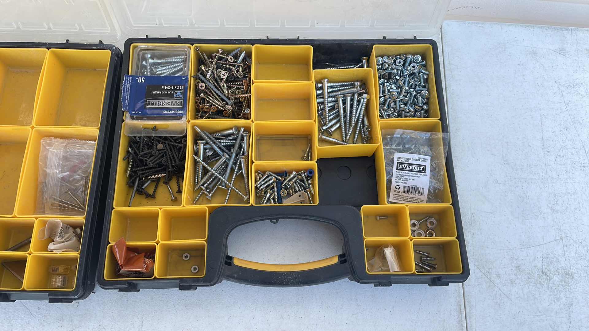 Photo 1 of 2-20 BIN PORTABLE PARTS STORAGE CASES WITH CONTENTS