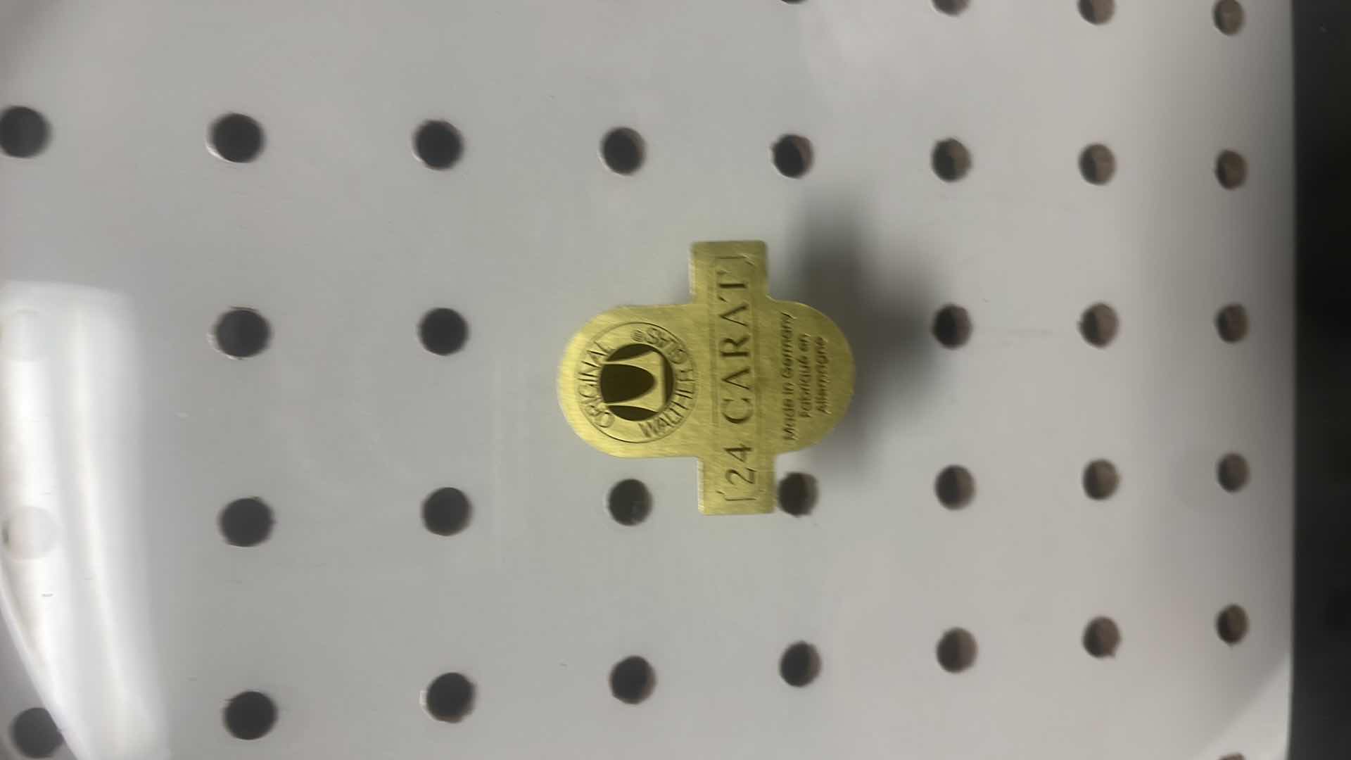 Photo 1 of ORIGINAL WALTHER GLAS 122292 ASTORIA GOLD PLATE 24 CARAT