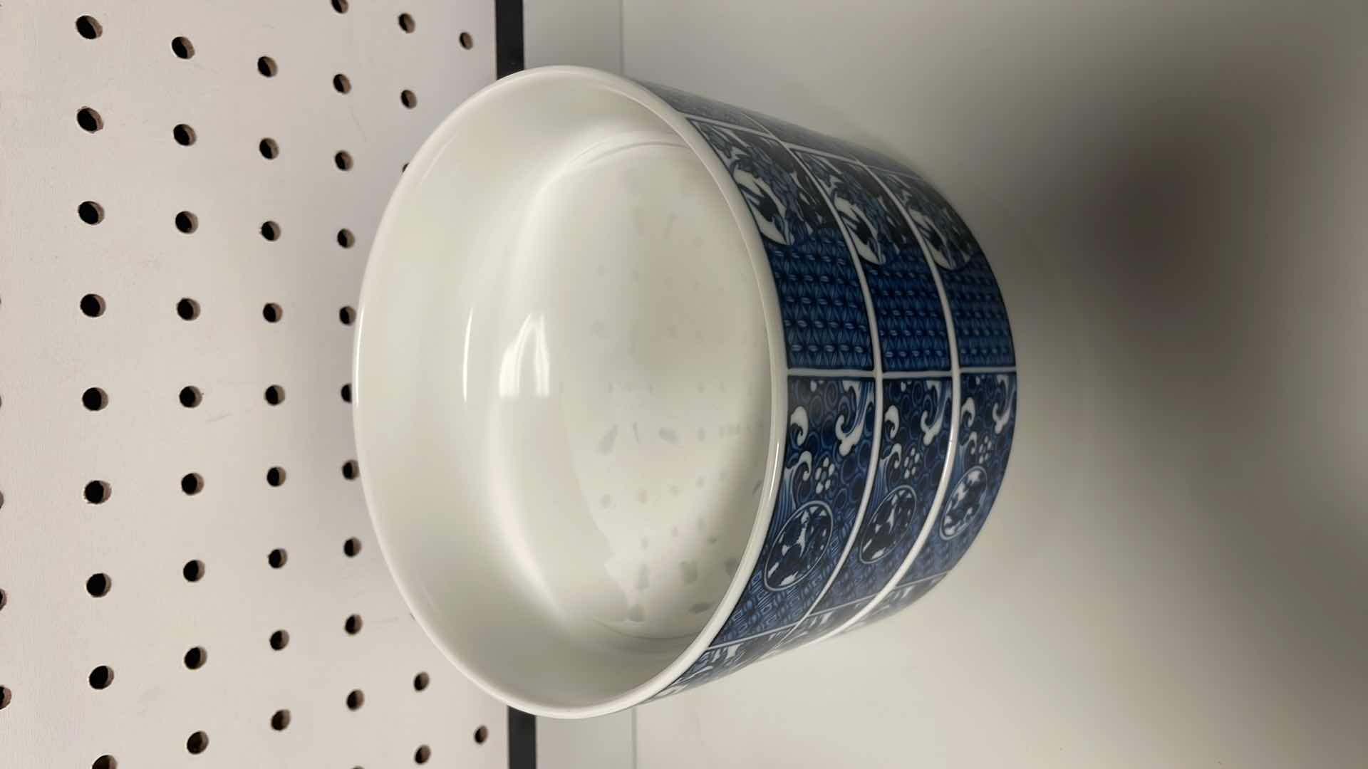 Photo 1 of CERAMIC JAPANESE RICE BOWLS SET OF THREE WITH LID, BLUE AND WHITE