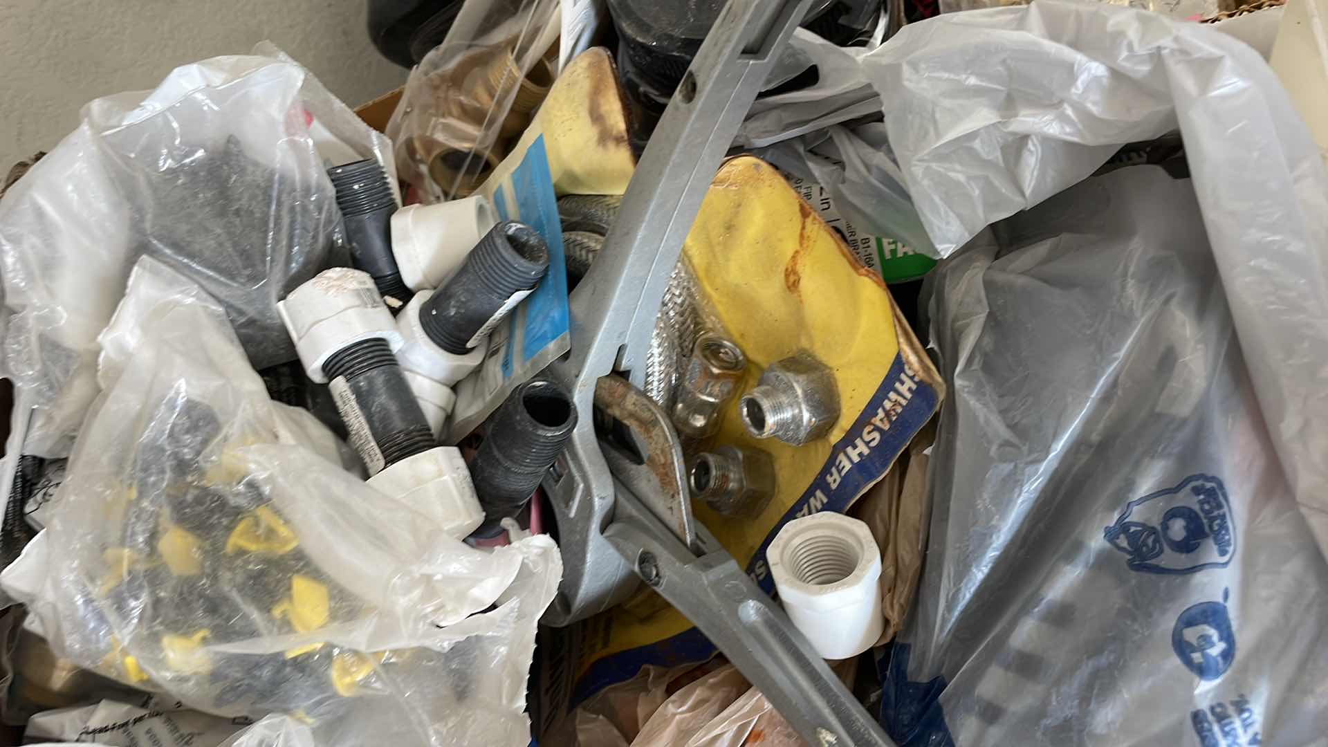 Photo 1 of 4 SHELF METAL ADJUSTABLE RACK WITH ALL CONTENTS