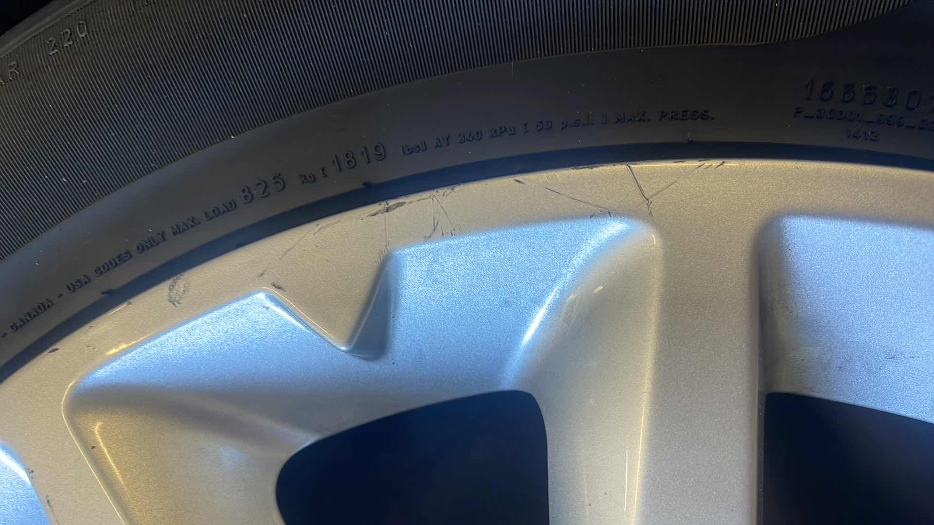 Photo 1 of FACTORY MASERATI GHIBLI WHEELS 18” X7.5” ALFIERI OEM ORIGINAL 670010977 PIRELLI PZERO 235/50ZR18 MANUFACTURE DATE 2013