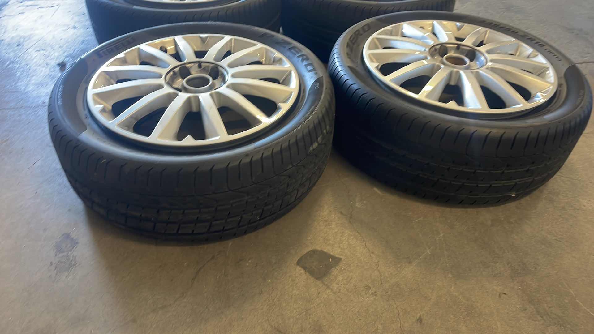 Photo 1 of FACTORY MASERATI GHIBLI WHEELS 18” X7.5” ALFIERI OEM ORIGINAL 670010977 PIRELLI PZERO 235/50ZR18 MANUFACTURE DATE 2013