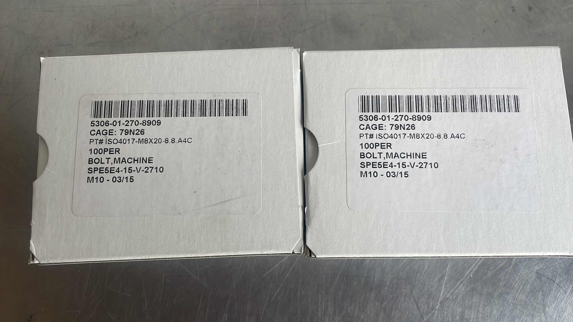 Photo 1 of MACHINE BOLTS M8x20-8.8 100 PER BOX