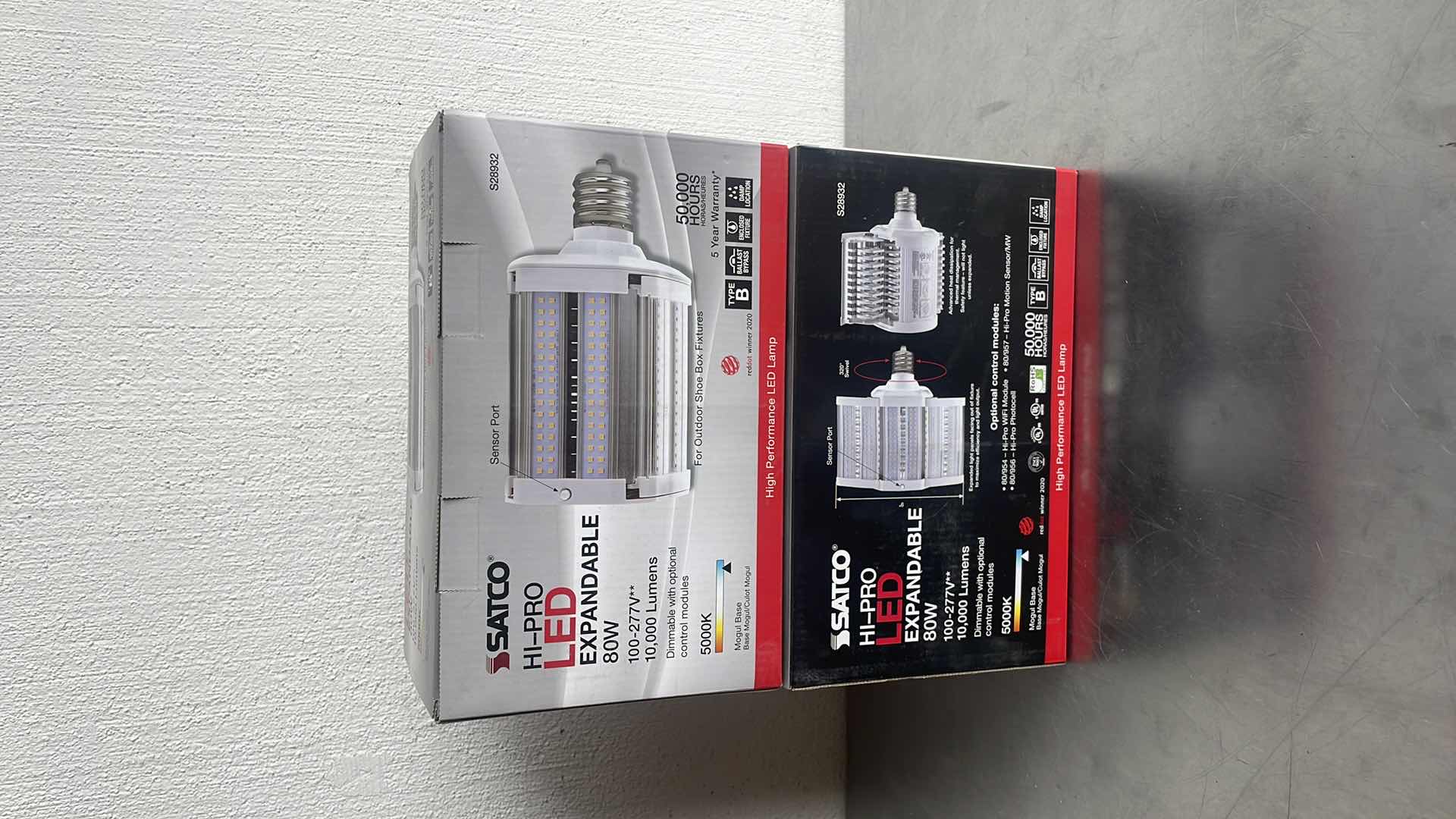Photo 1 of SATCO S28932 HI-PRO LED EXPANDABLE 80W 100-277V** 10,000 LUMENS (2)