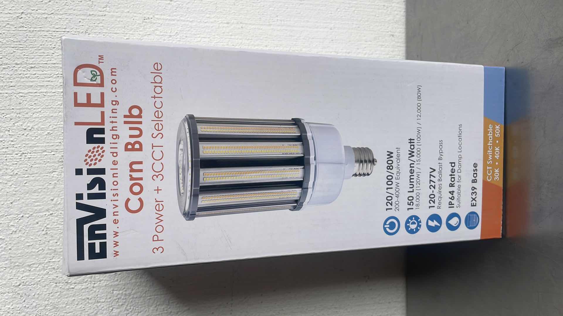 Photo 1 of ENVISIONLED LED-CRN-3M120-TRI-EX39 LED CORN BULBS - 3 COLOR AND 3 POWER SELECTABLE EX39 120W