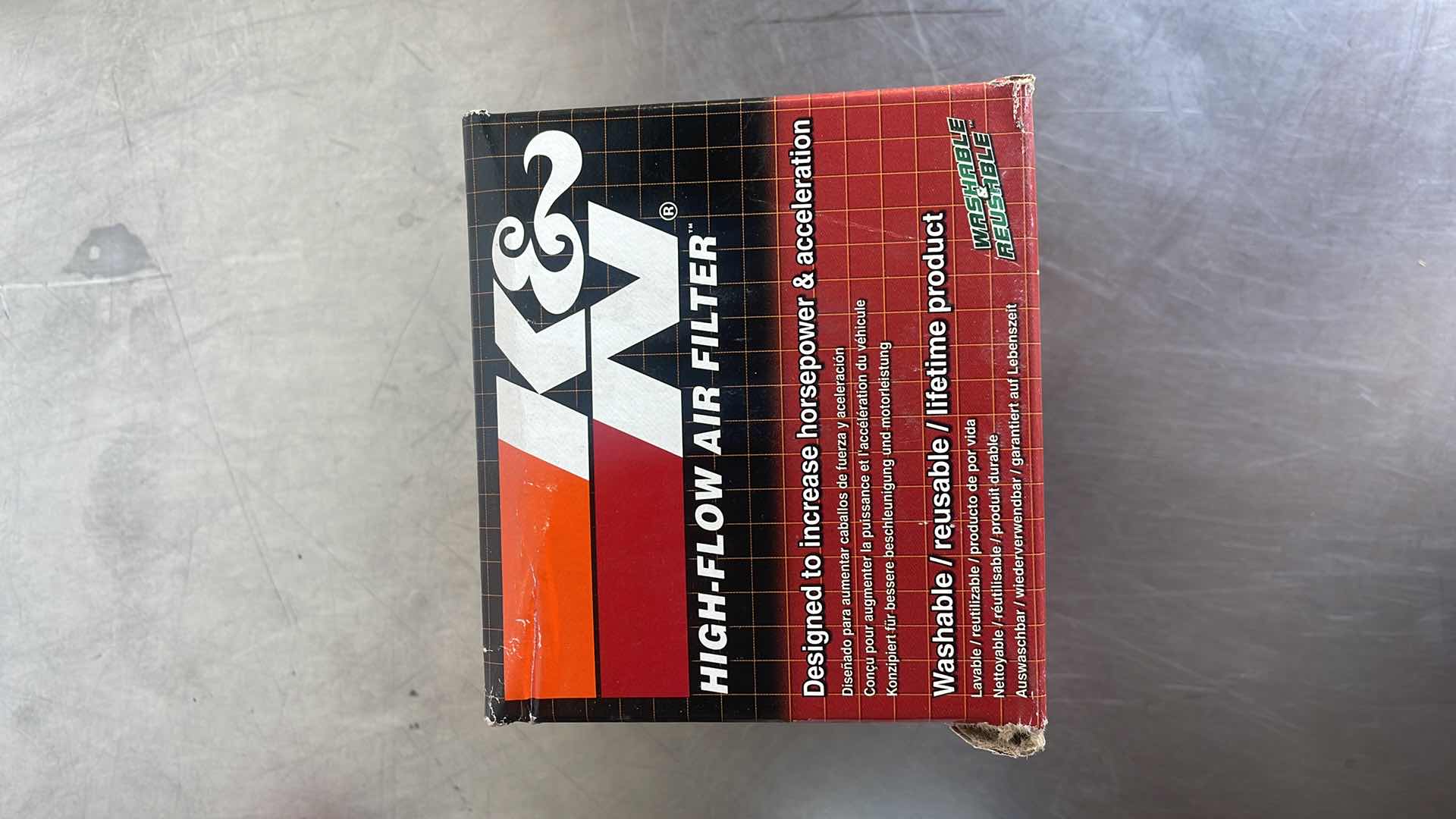 Photo 1 of NEW K&N RC-0170 CLAMP-ON ROUND AIR ENGINE FILTER HIGH PERFORMANCE WASHABLE (11)