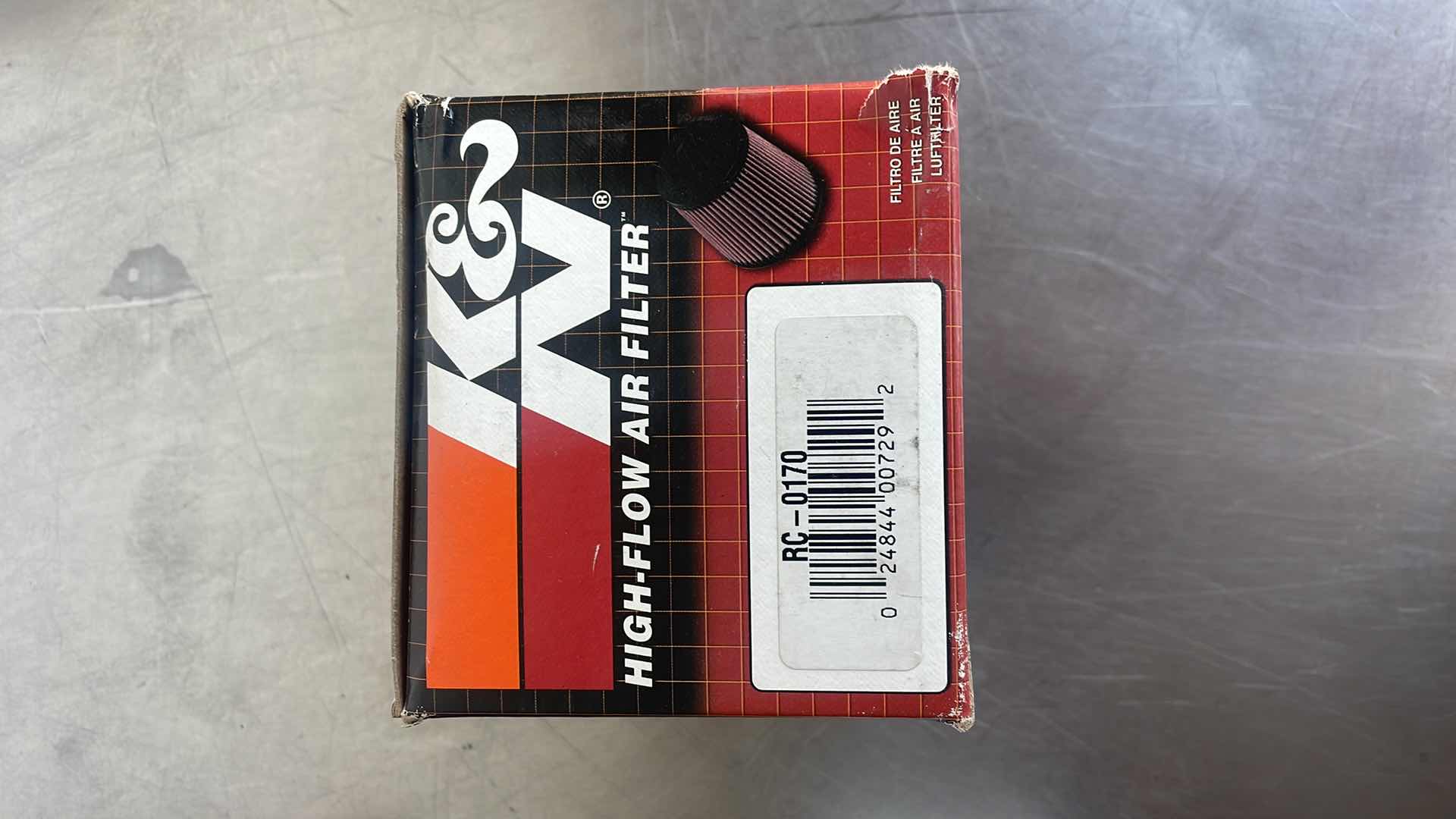 Photo 1 of NEW K&N RC-0170 CLAMP-ON ROUND AIR ENGINE FILTER HIGH PERFORMANCE WASHABLE (11)