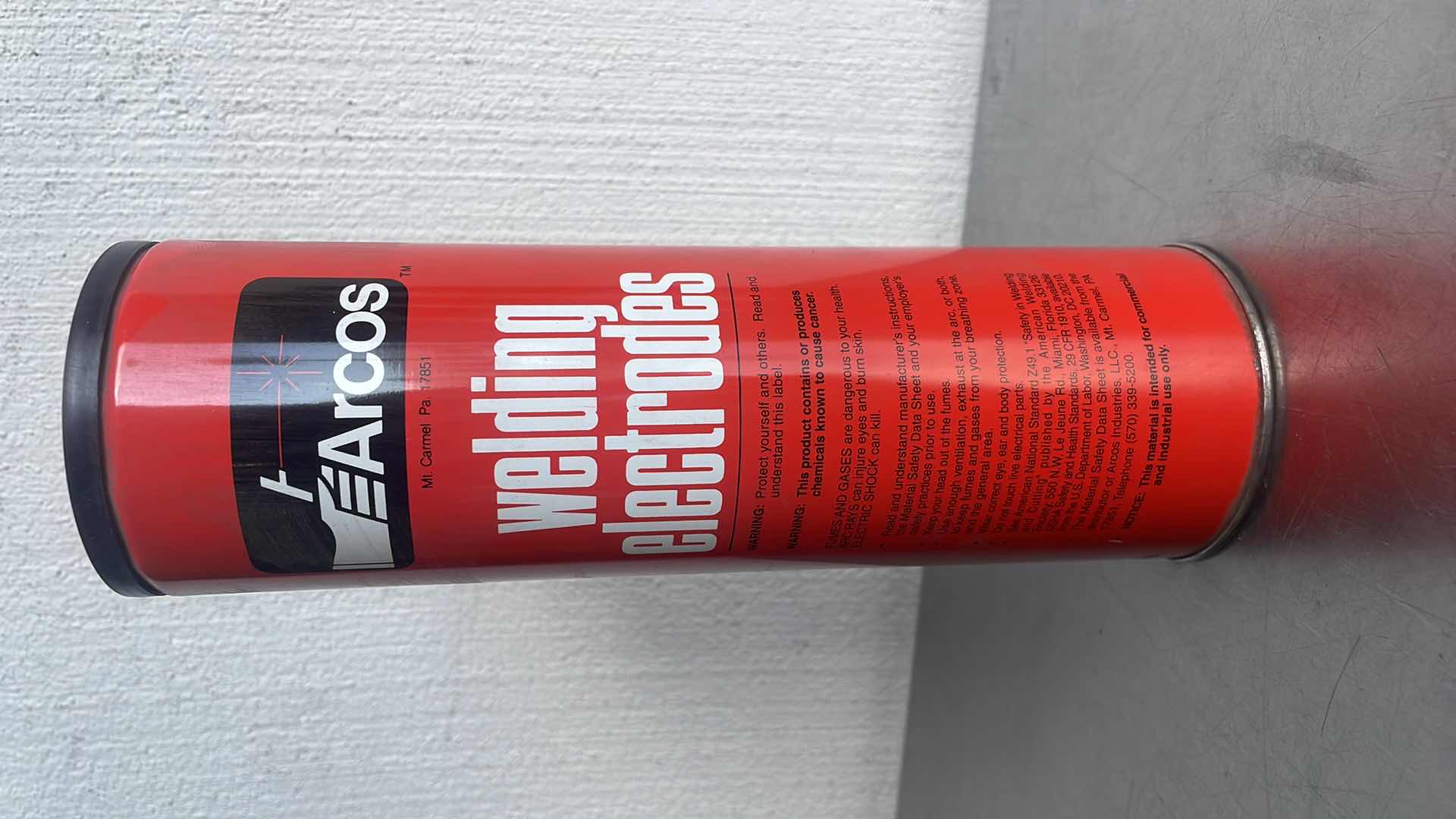 Photo 1 of ARCOS WELDING ELECTRODES E310-16 STAINLESS STEEL STICK ELECTRODES 6LBS