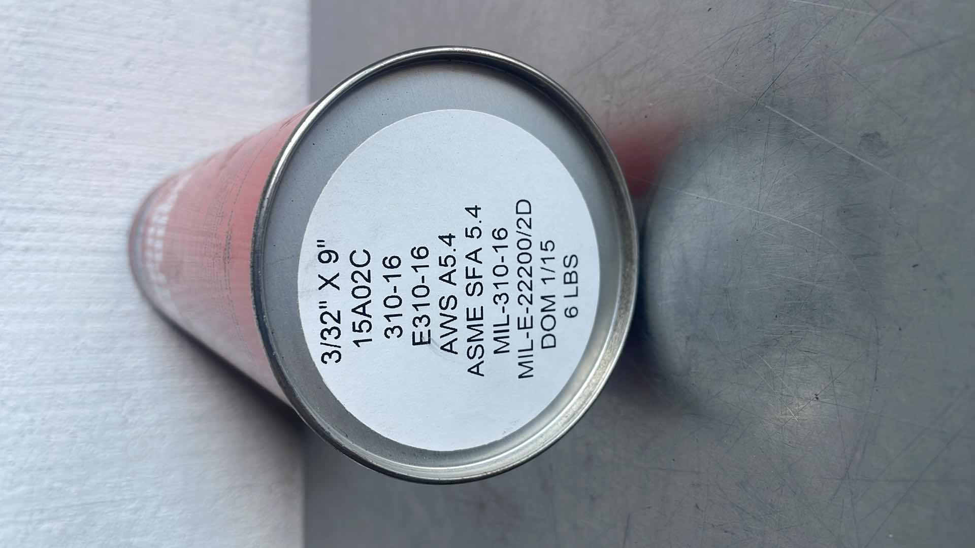 Photo 1 of ARCOS WELDING ELECTRODES E310-16 STAINLESS STEEL STICK ELECTRODES 6LBS