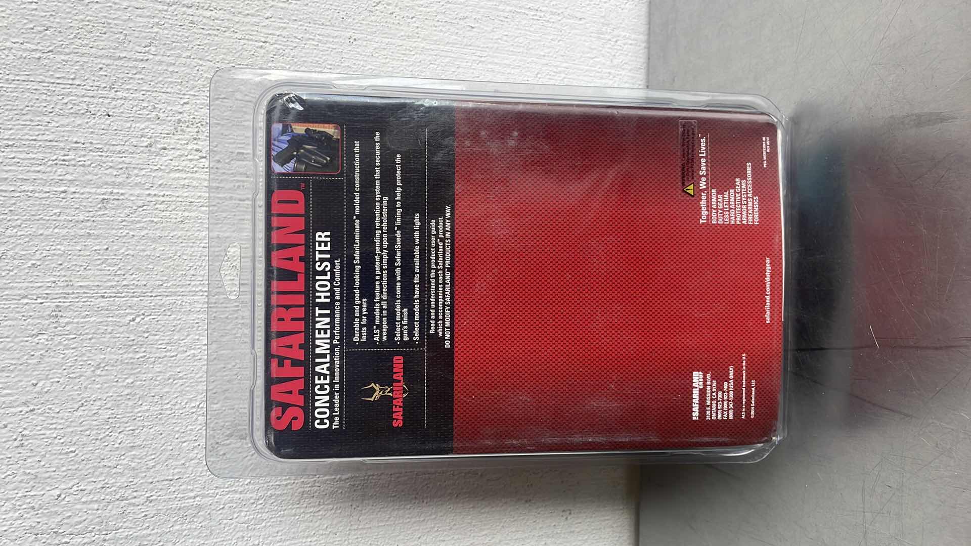 Photo 1 of SAFARILAND 6378-832-412 ALS PADDLE HOLSTER, BLACK, GLOCK 17 / 22 LEFT HAND