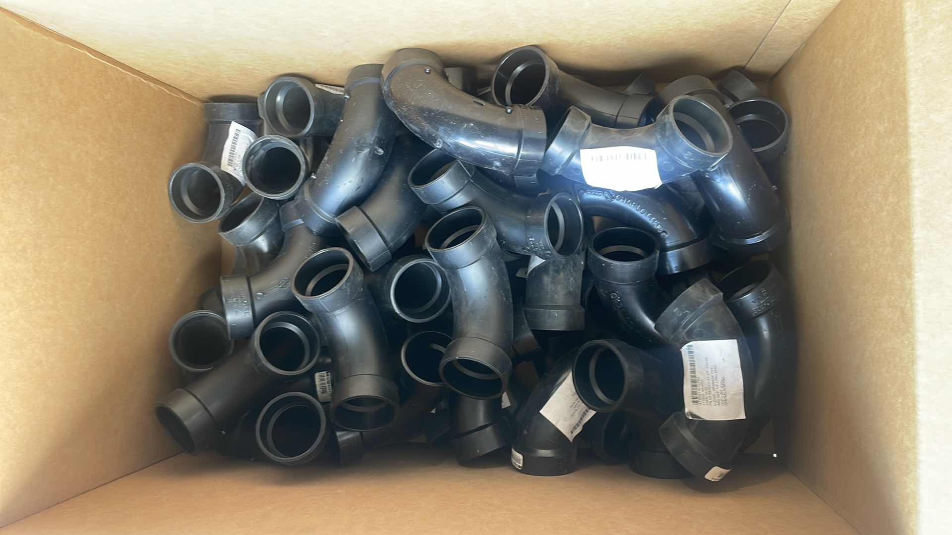 Photo 1 of 2” ABS ELBOW DRAINAGE PIPE 47PCS