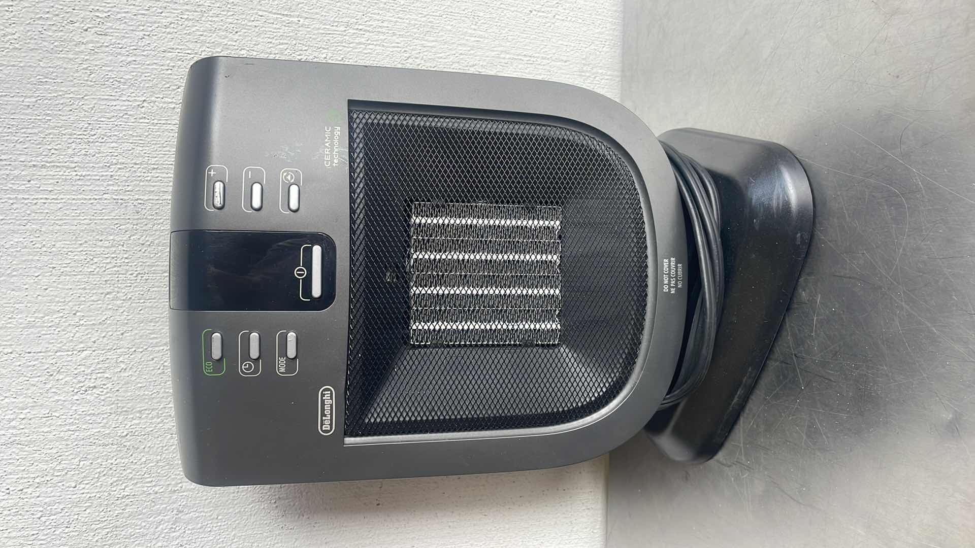 Photo 1 of DELONGHI 1500 -WATT CERAMIC COMPACT PERSONAL INDOOR ELECTRIC SPACE HEATER
