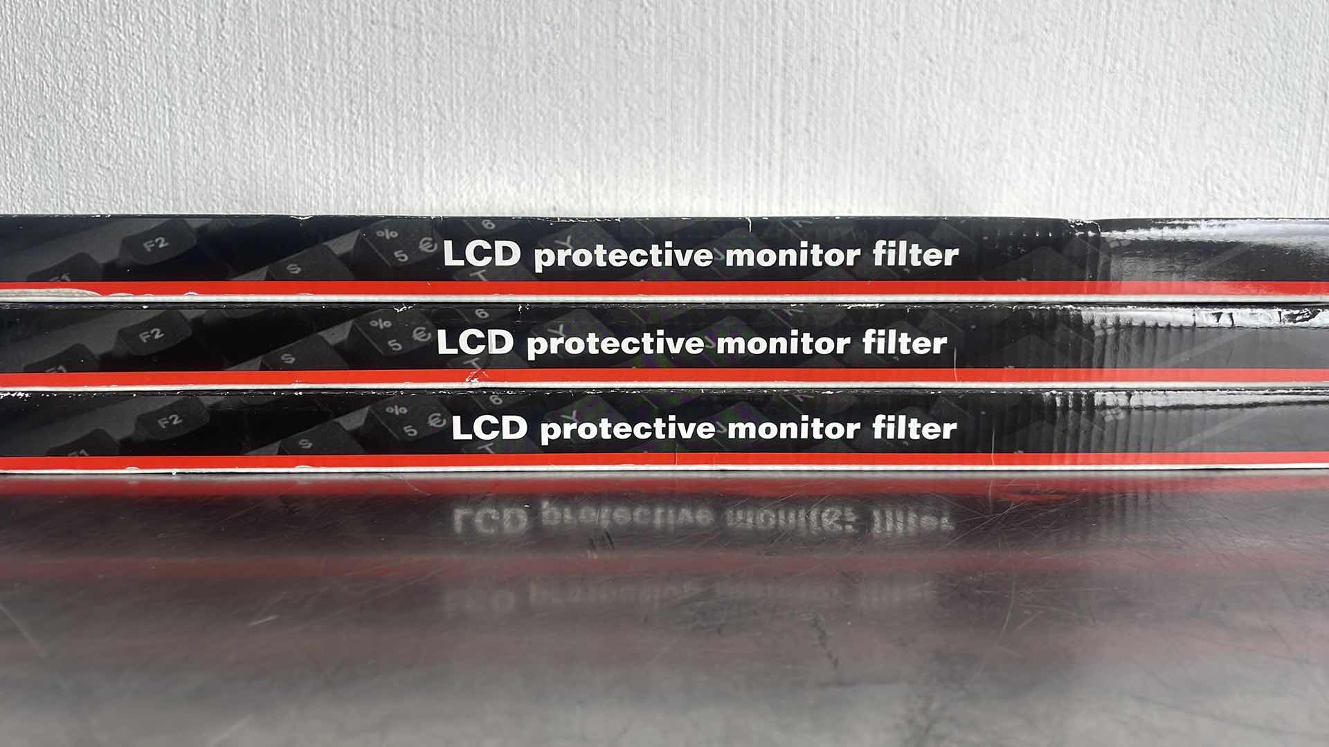 Photo 1 of INNOVERA LCD PROTECTIVE MONITOR FILTER 15" LCD MONITORS (MODEL IVR-46401) 3 PCS