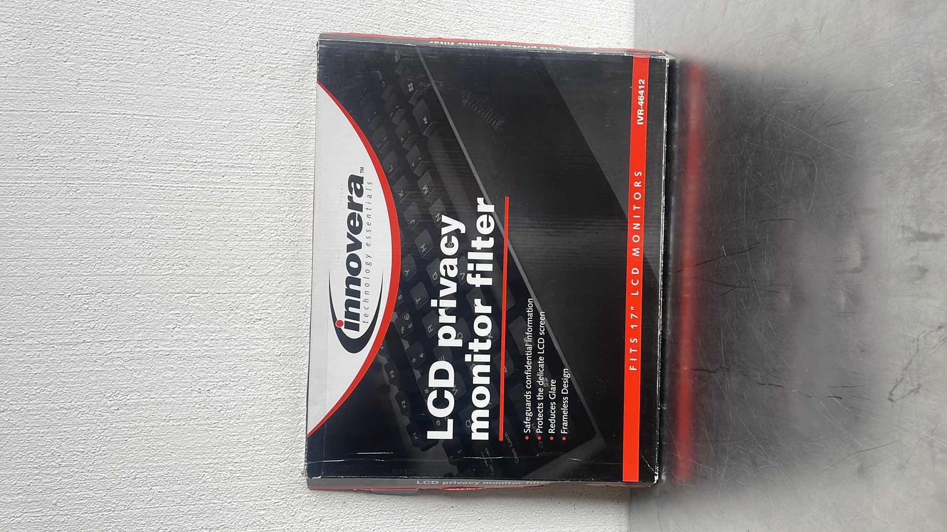 Photo 1 of INNOVERA LCD PROTECTIVE MONITOR FILTER 17" LCD MONITORS (MODEL IVR-46412)