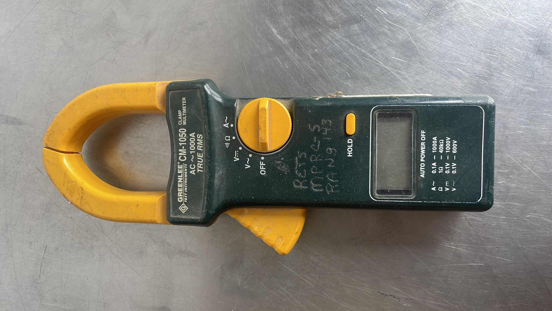 Photo 1 of GREENLEE CM-1050 CLAMP
MULTIMETER AC 1000A TRUE RMS