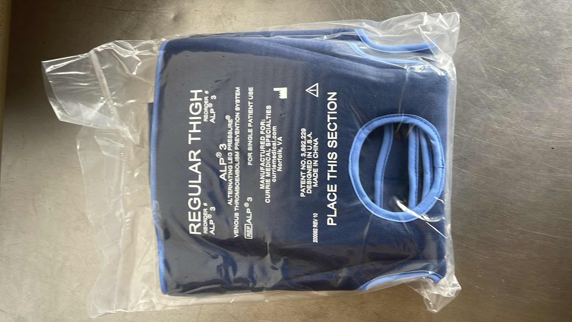 Photo 1 of CURRIE ALP 3 REGULAR THIGH (10 PAIR)
VENOUS THROMBOEMBOLISM PREVENTION SYSTEM