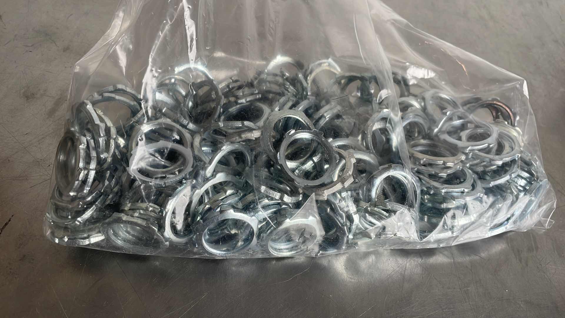 Photo 1 of 976 PCS. ASSORTED CONDUIT LOCK NUTS 3/4", 1", 1-1/4" & 2"