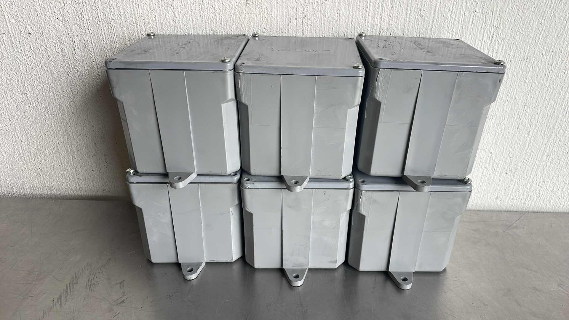 Photo 1 of CANTEX 5133709 - 4X4X4 PVC JUNCTION BOX 6 PCS