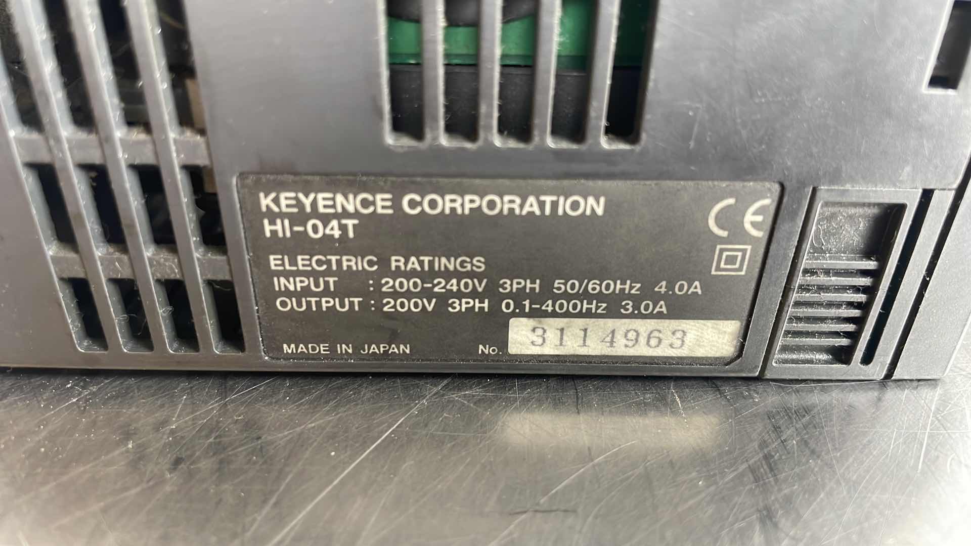 Photo 1 of Keyence  INVERTER HI-04T 3PCS