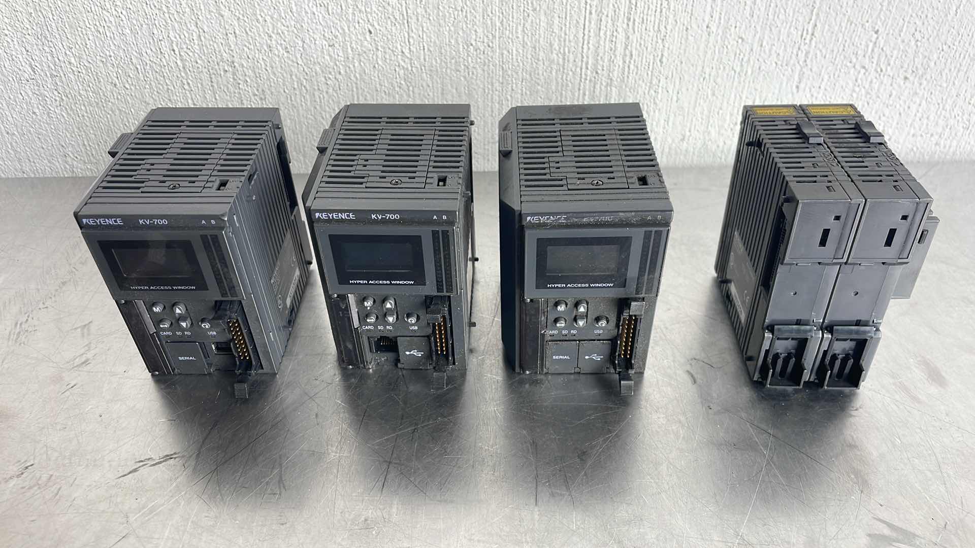 Photo 1 of KEYENCE KV-700 CPU MODULE (3), KEYENCE INPUT MODULE KV-C32XA (2)