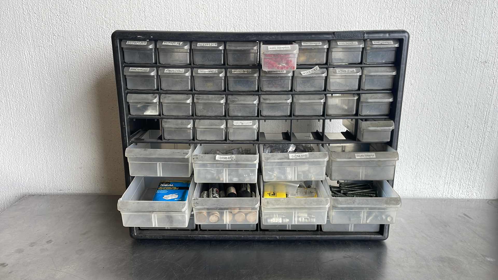 Photo 1 of AKROMILS BIN SYSTEM WITH CONTENTS