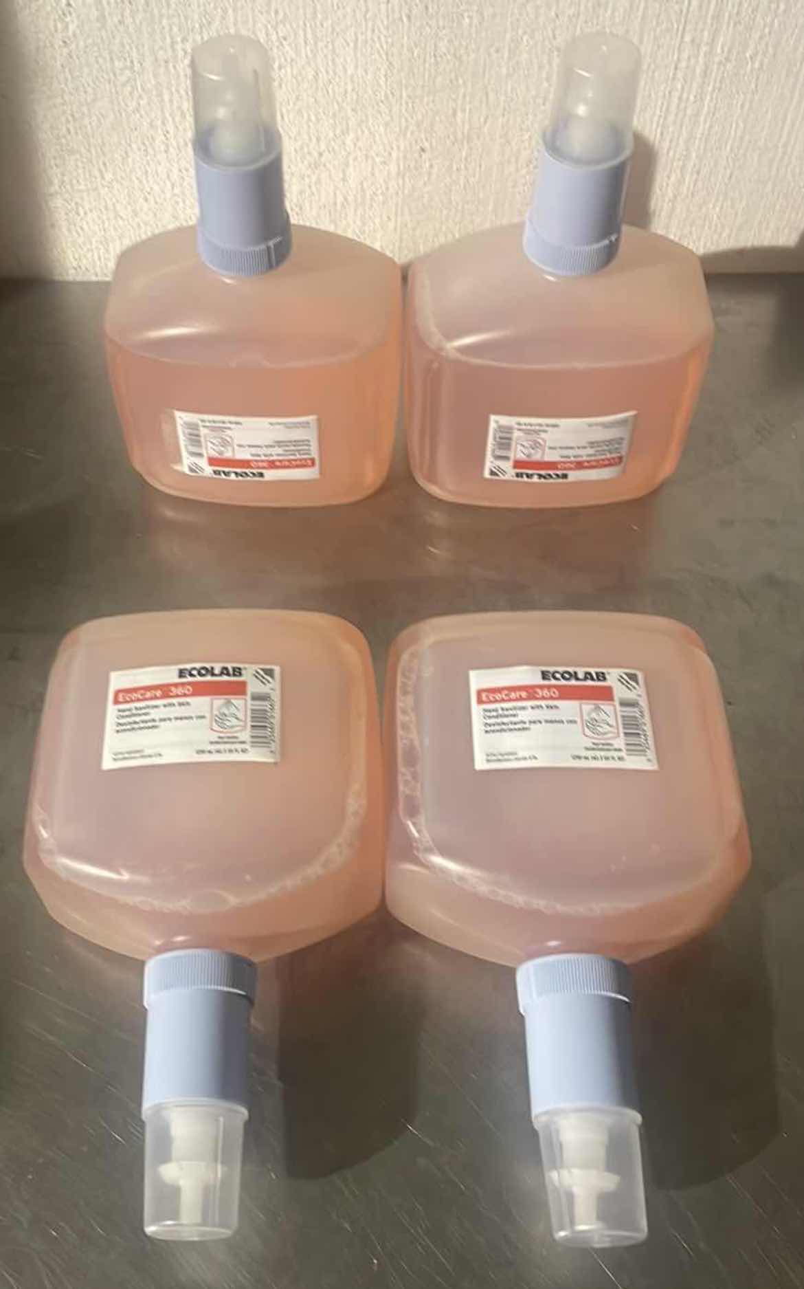 Photo 1 of ECOLAB 360 ECOCARE HAND SANITIZER WITH SKIN CONDITIONER 4-1250ML