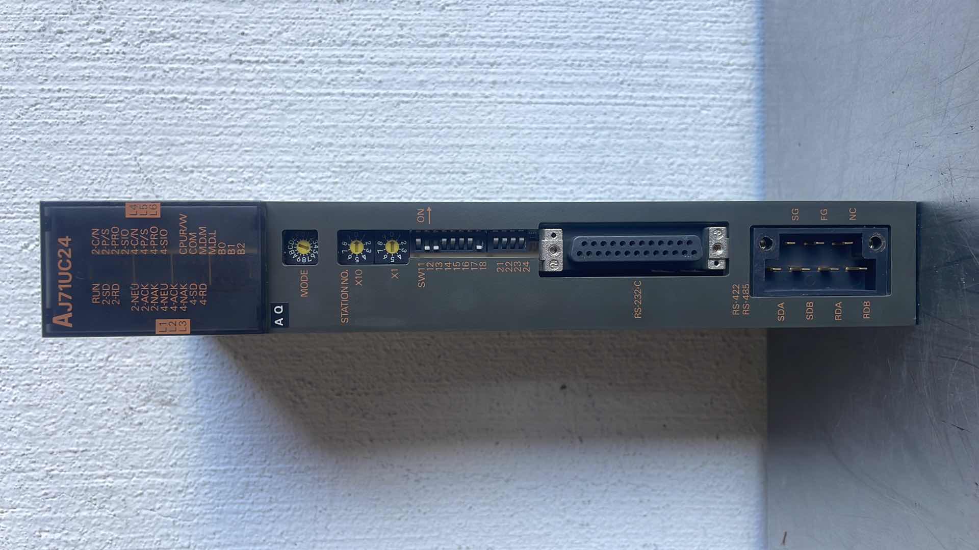 Photo 1 of MITSUBISHI AJ71UC24 COMPUTER LINK/MULTI-DROP LINK MODULE