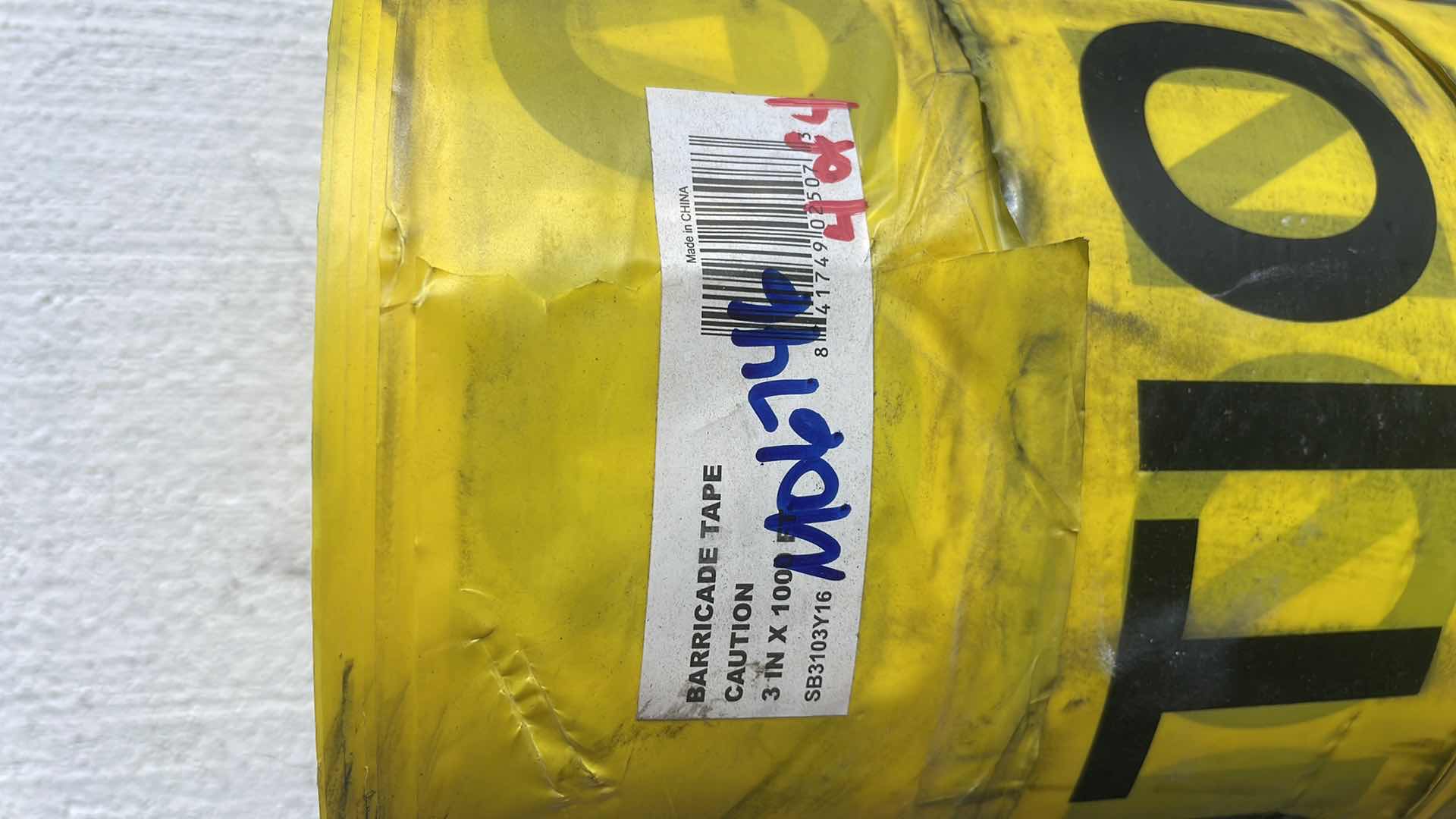 Photo 1 of CAUTION BARRICADE TAPE 3”x1000’ 3 ROLLS
