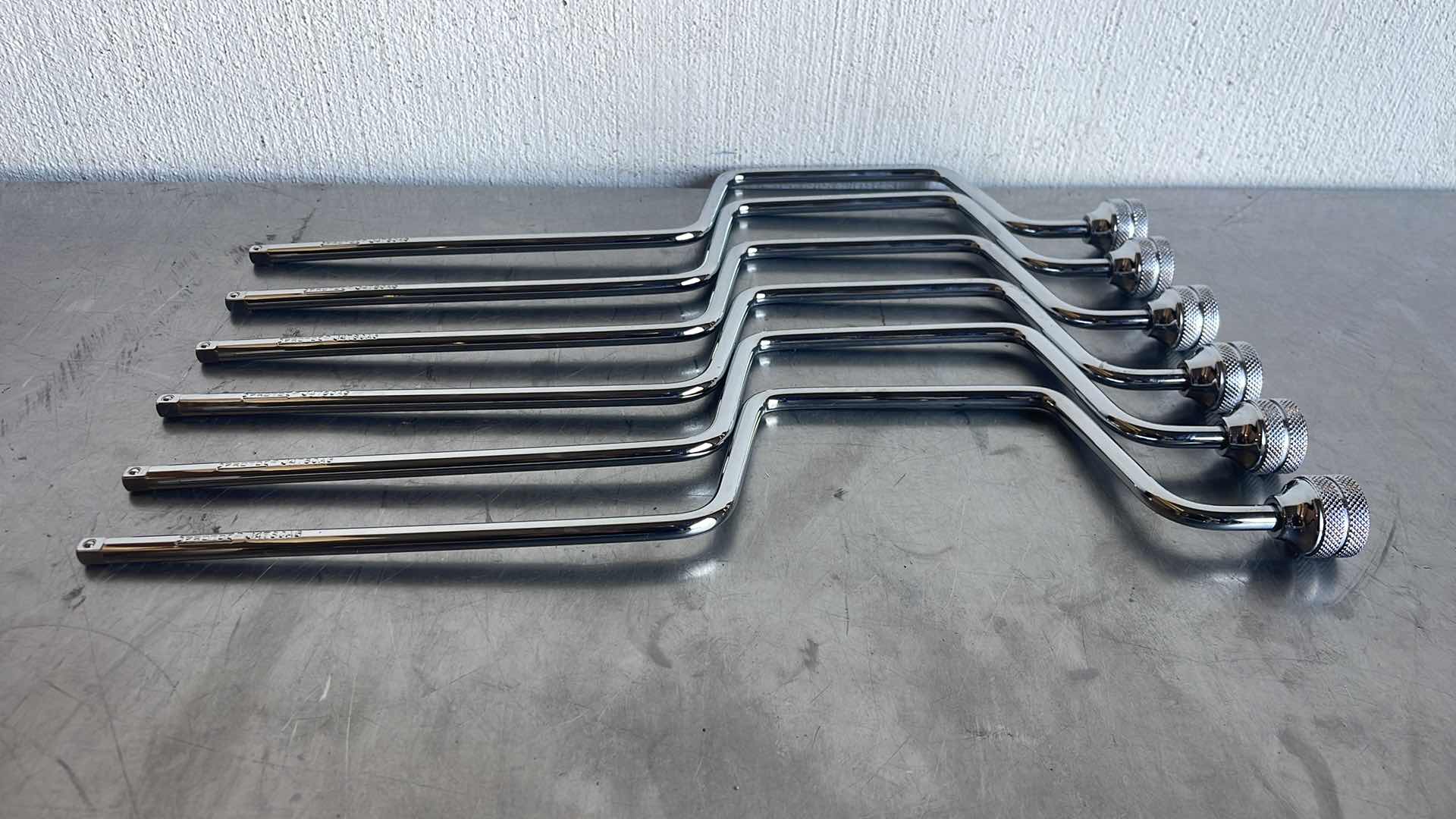 Photo 1 of PROTO J4780AG 1/4" DRIVE 15-1/2-INCH FULL POLISH SPEED HANDLE 6 PCS