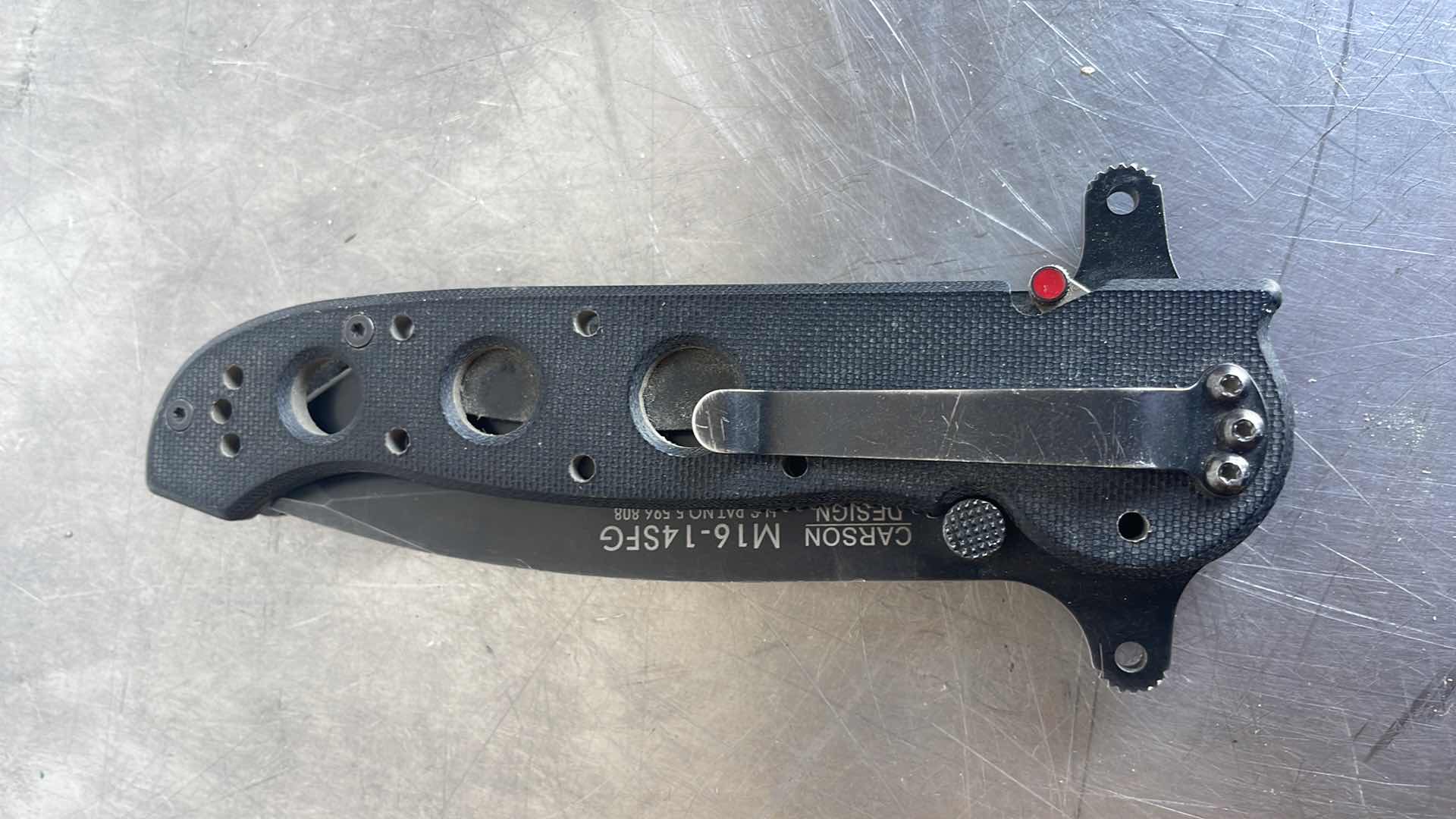 Photo 1 of CRKT M16-14SFG FOLDING KNIFE WITH LINER LOCK: 1.4116 VEFF SERRATIONS BLADE, G10 HANDLE, REVERSIBLE POCKET CLIP, M16-14SFG