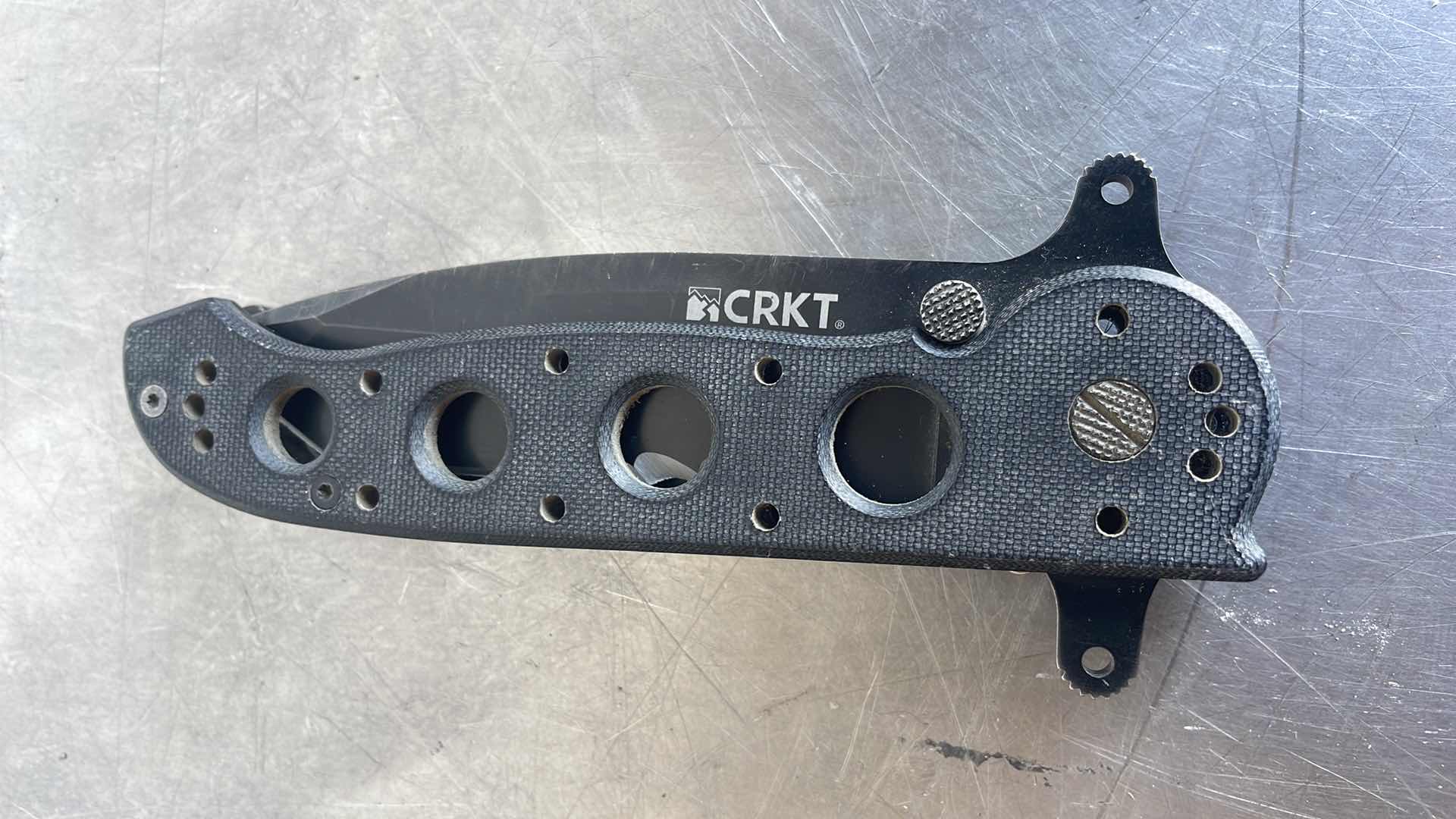 Photo 1 of CRKT M16-14SFG FOLDING KNIFE WITH LINER LOCK: 1.4116 VEFF SERRATIONS BLADE, G10 HANDLE, REVERSIBLE POCKET CLIP, M16-14SFG