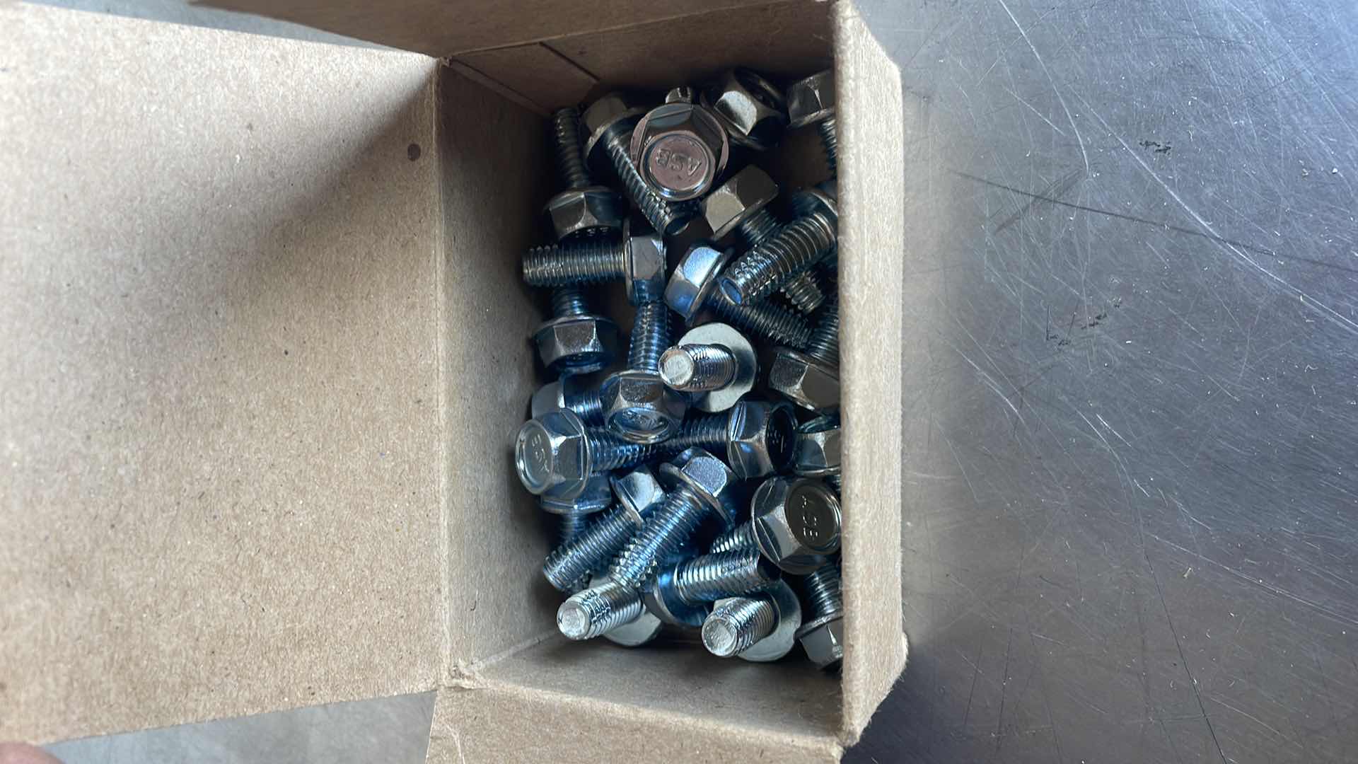 Photo 1 of 5/16"-18 X 3/4" UNSLOTTED HEX WASHER PACK OF 50