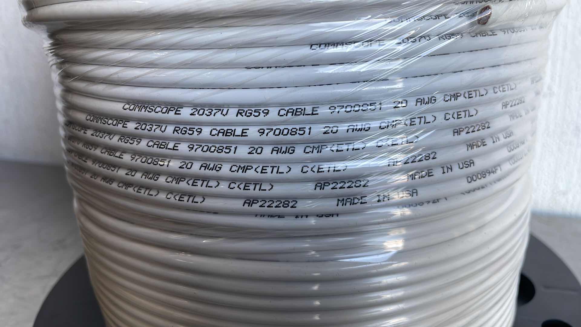 Photo 1 of COMMSCOPE 20AWG BARE COPPER 1000’