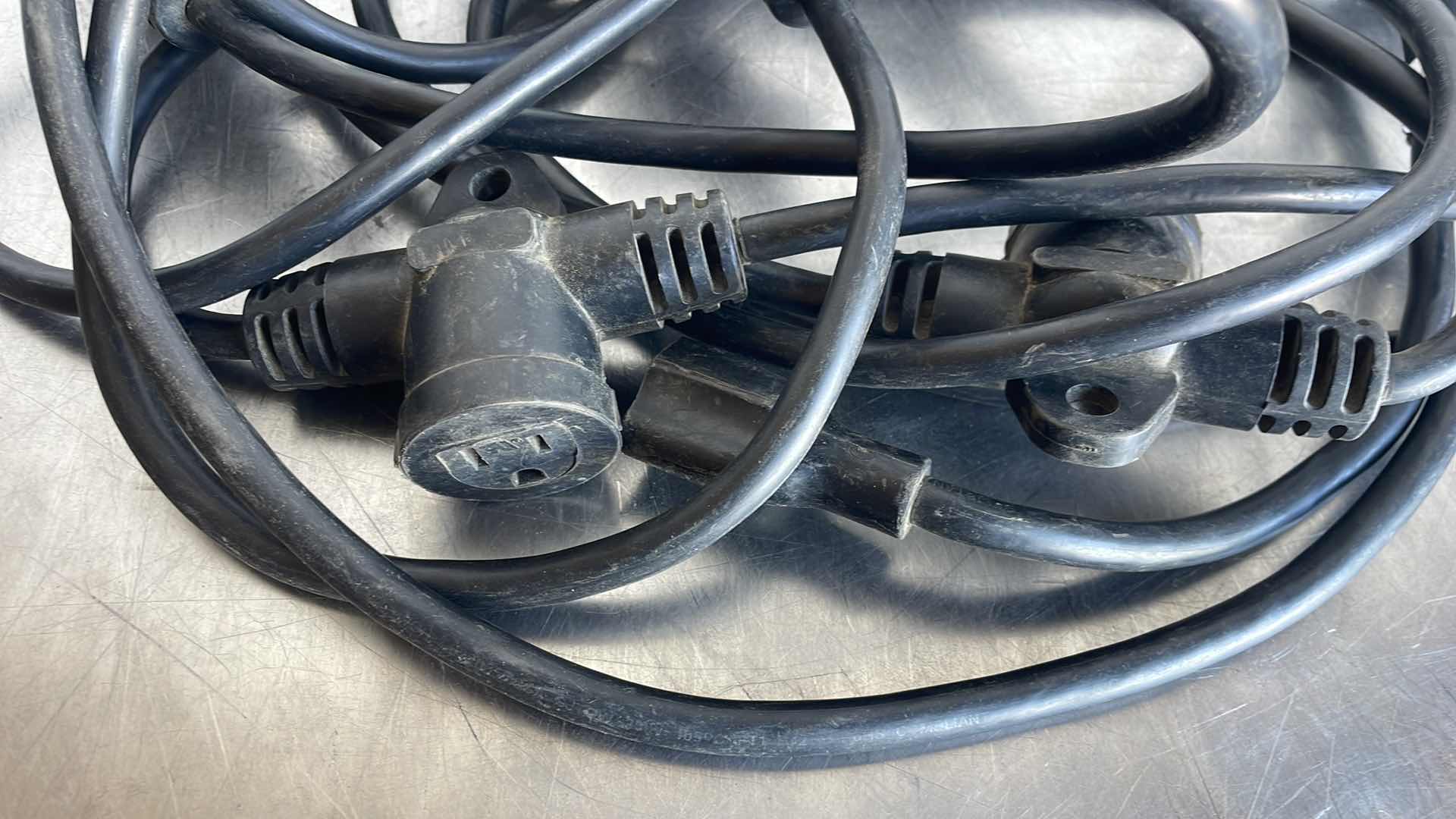 Photo 1 of 50’ ELECTRICAL CORD WITH 5 PLUGS SHOP OR HANGING