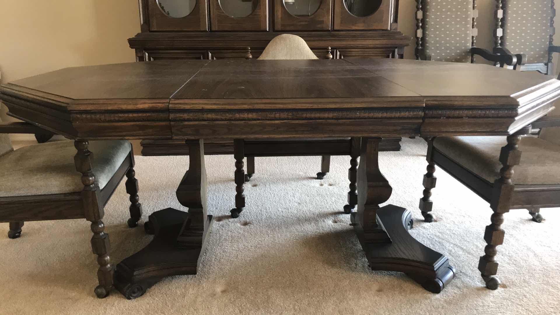 Photo 3 of DINING ROOM TABLE W. 4 CHAIRS 89” X 42”