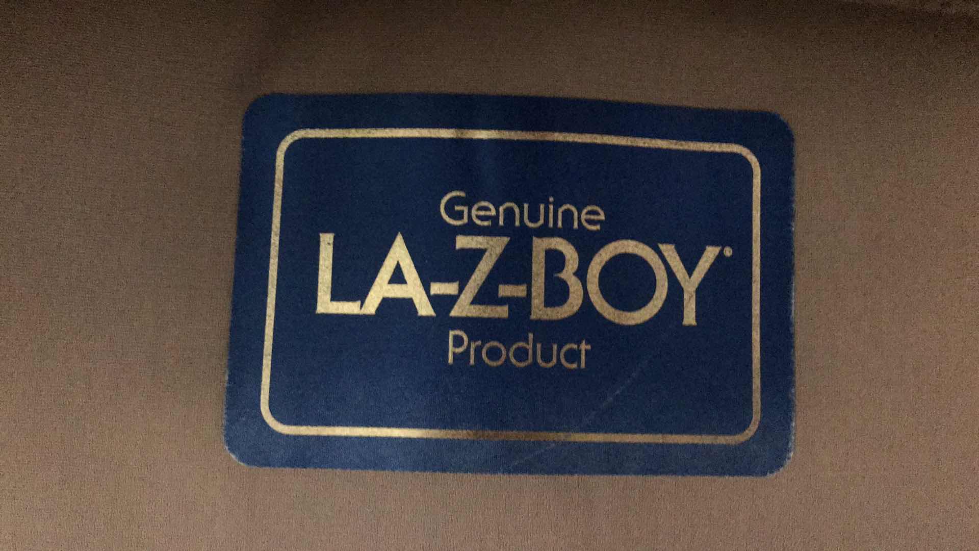 Photo 1 of LA-Z-BOY FABRIC CHAIR AND OTTOMAN