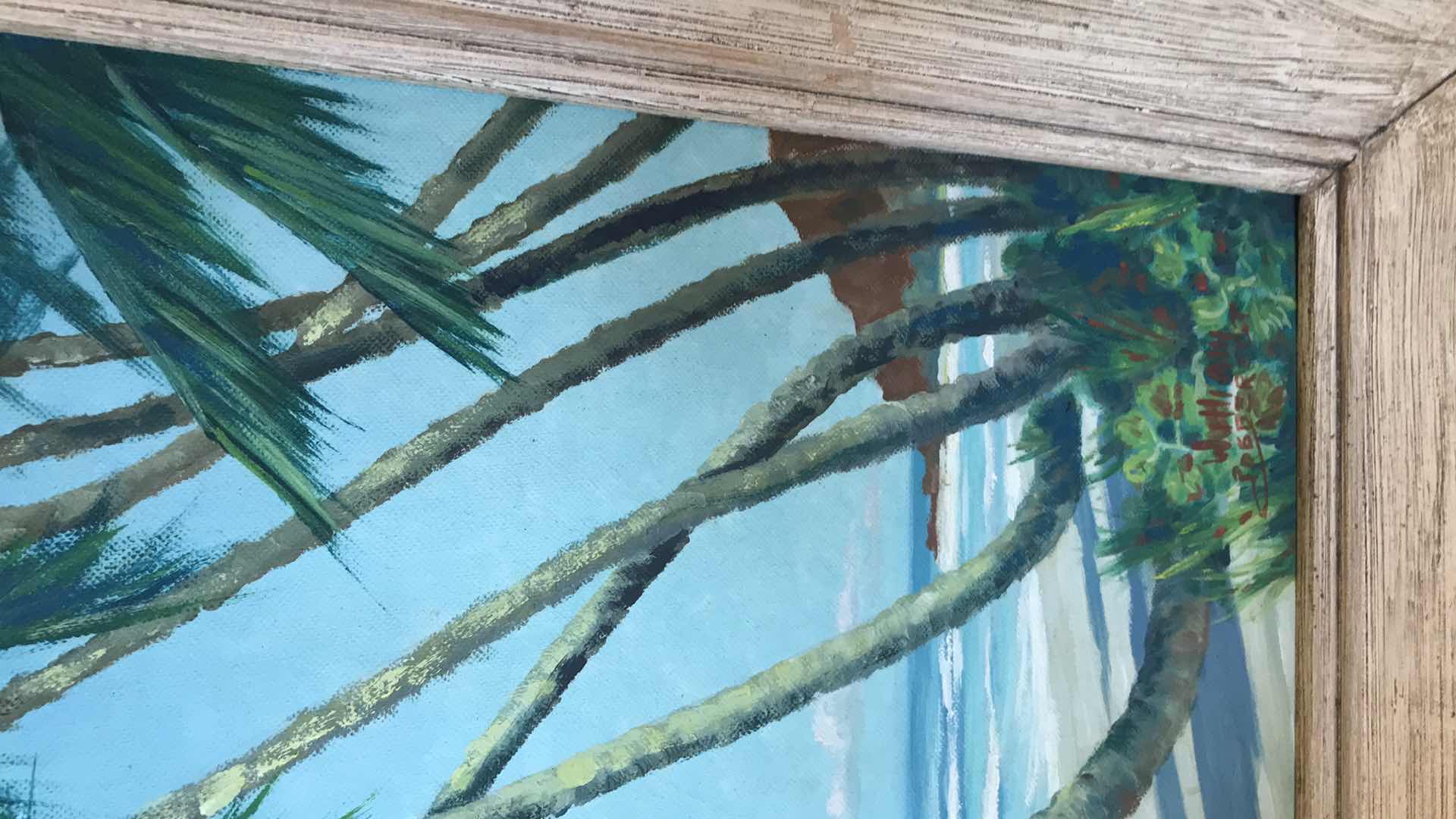 Photo 1 of FRAMED OIL ON CANVAS 16” X 19”