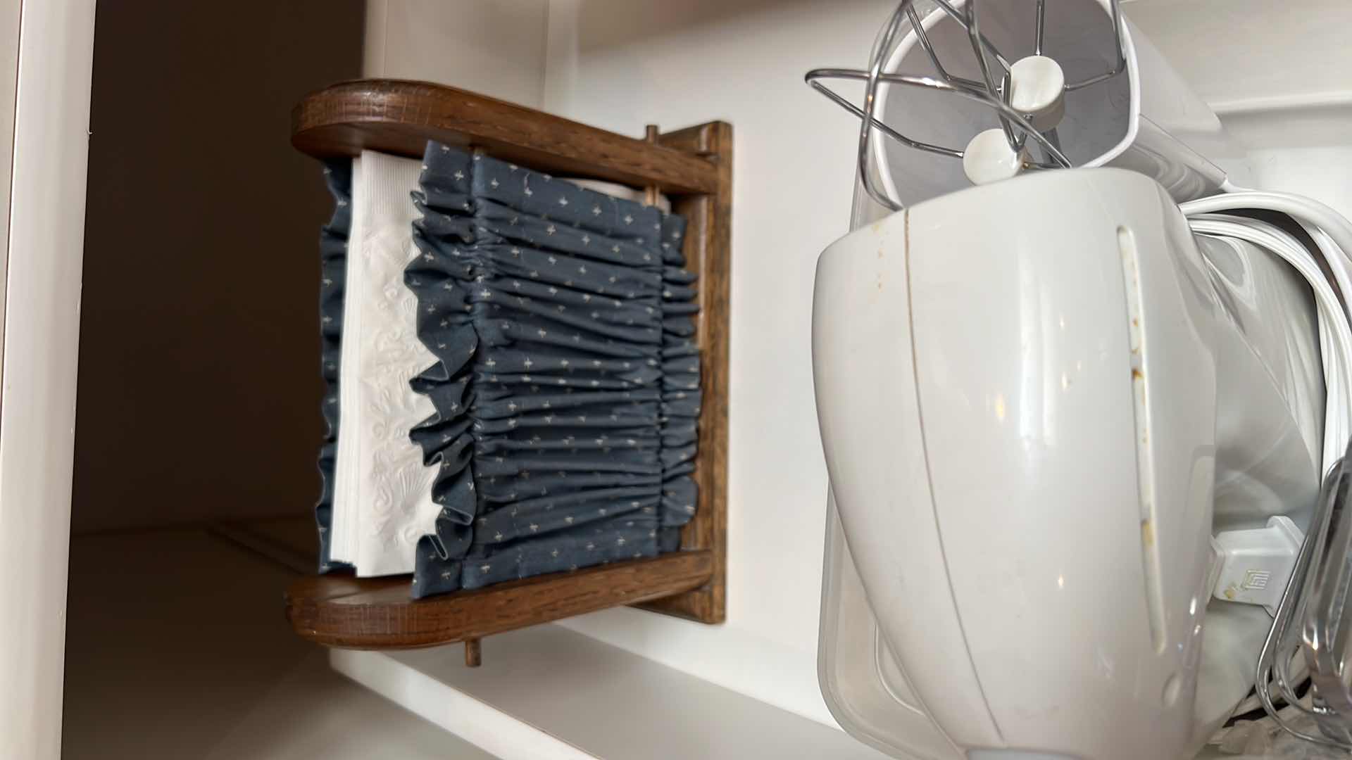 Photo 5 of CONTENTS OF 2 KITCHEN DRAWERS (ELECTRIC KNIFE, MIXER, NAPKIN HOLDER)