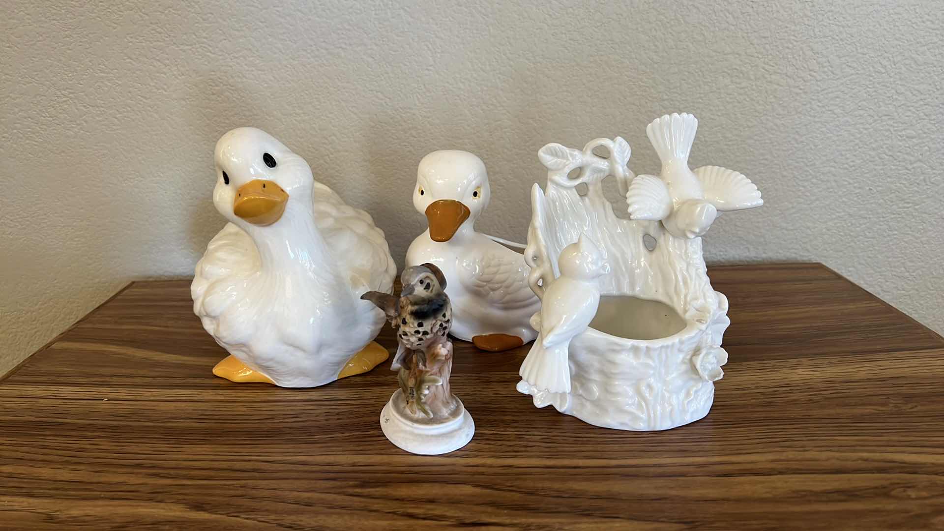 Photo 1 of 2 CERAMIC DUCKS, 2 BIRD COLLECTIBLE’S