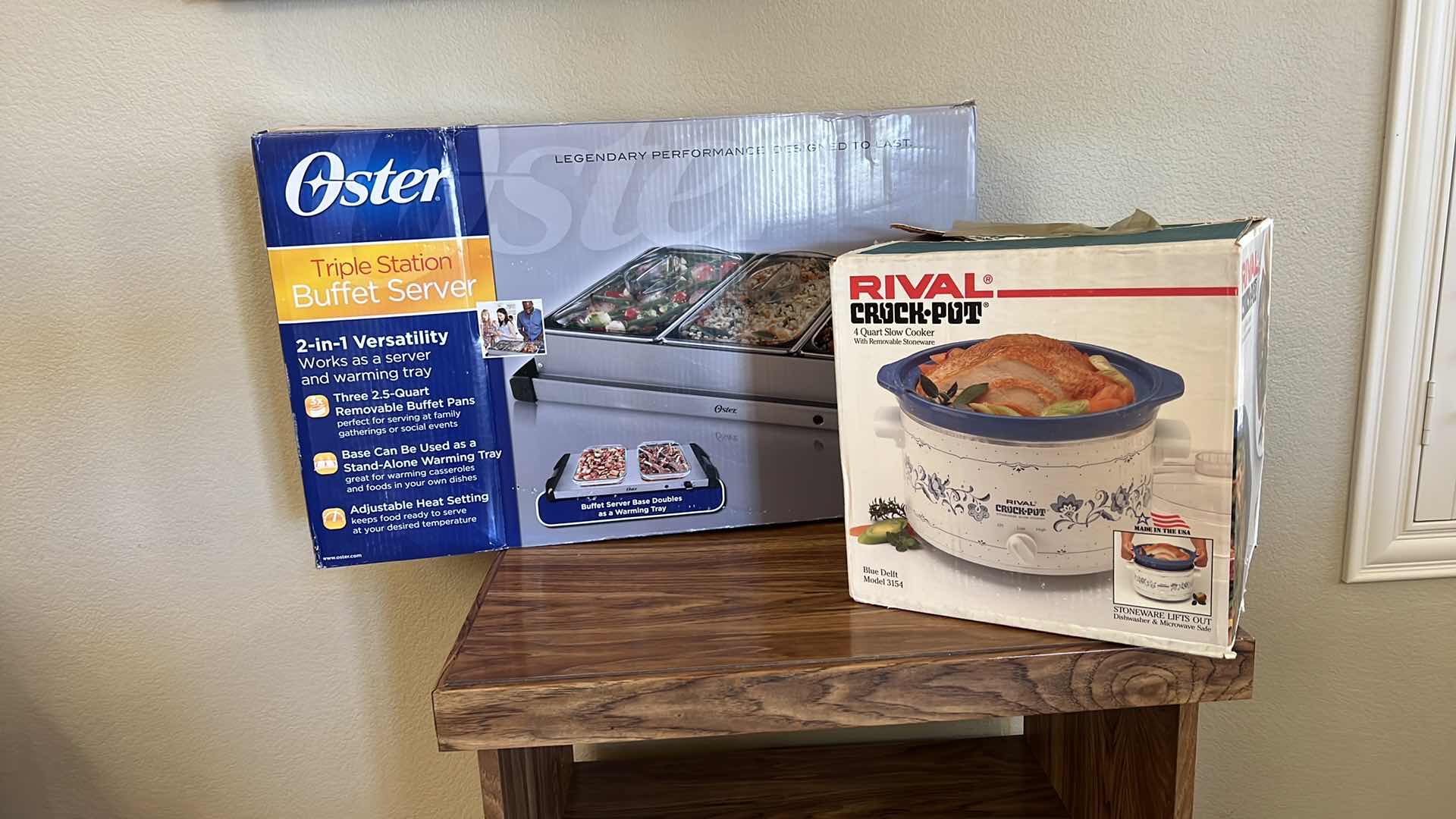 Photo 1 of NEW OSTER TRIPLE STATION BUFFET SERVER, RIVAL CROCKPOT