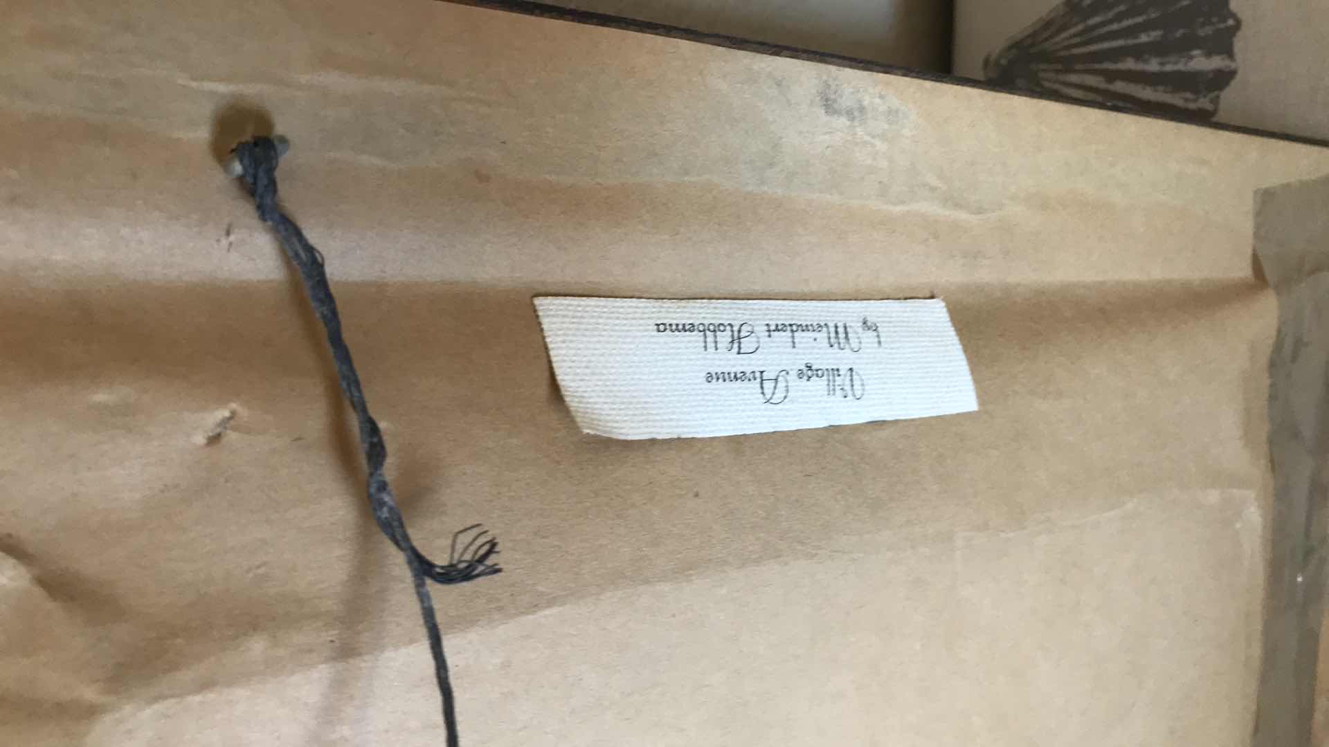 Photo 1 of FRAMED OIL ON CANVAS VILLAGE AVENUE 15” X 16”