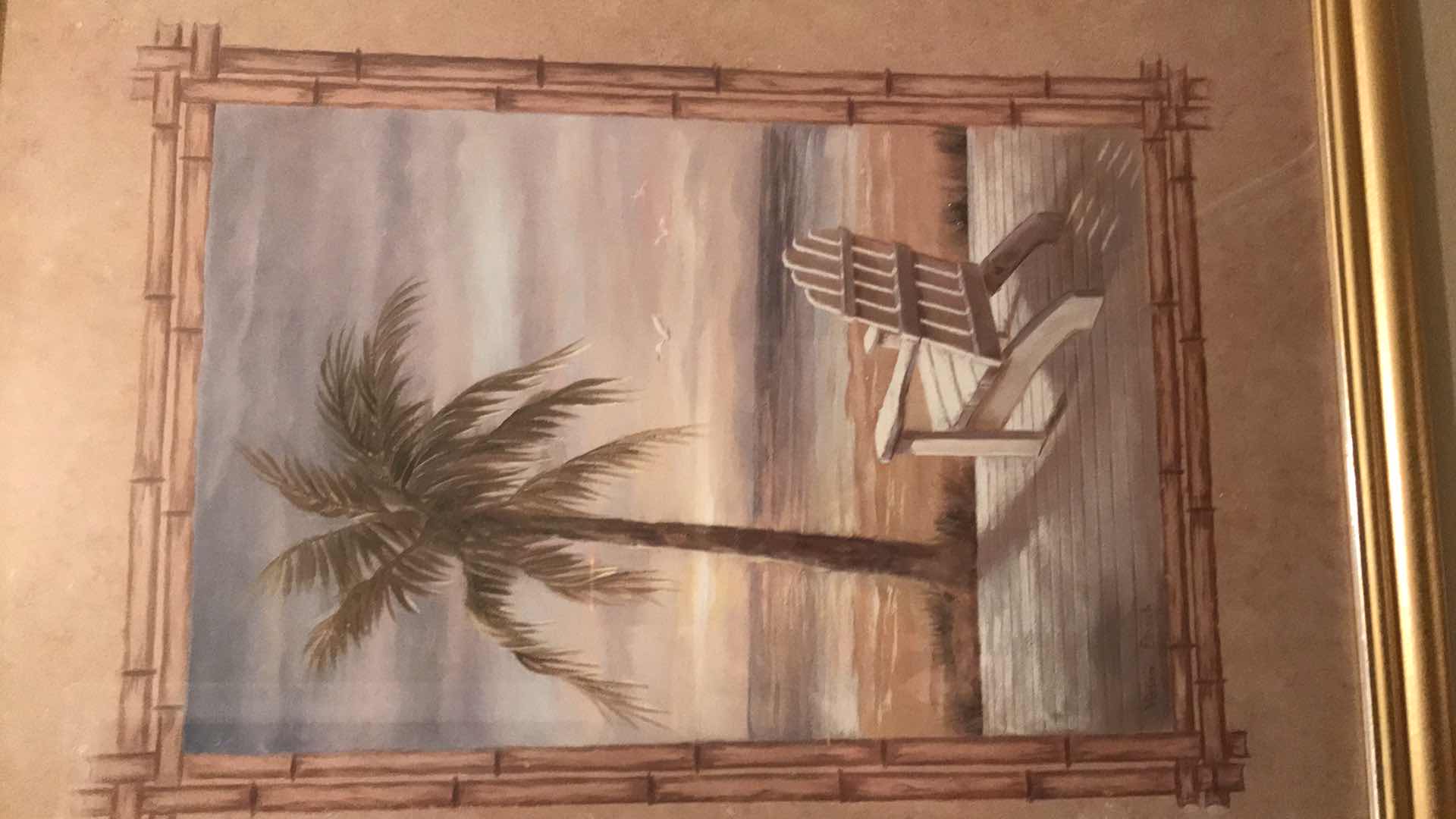 Photo 1 of GOLD FRAMED ARTWORK 25”  X 32”